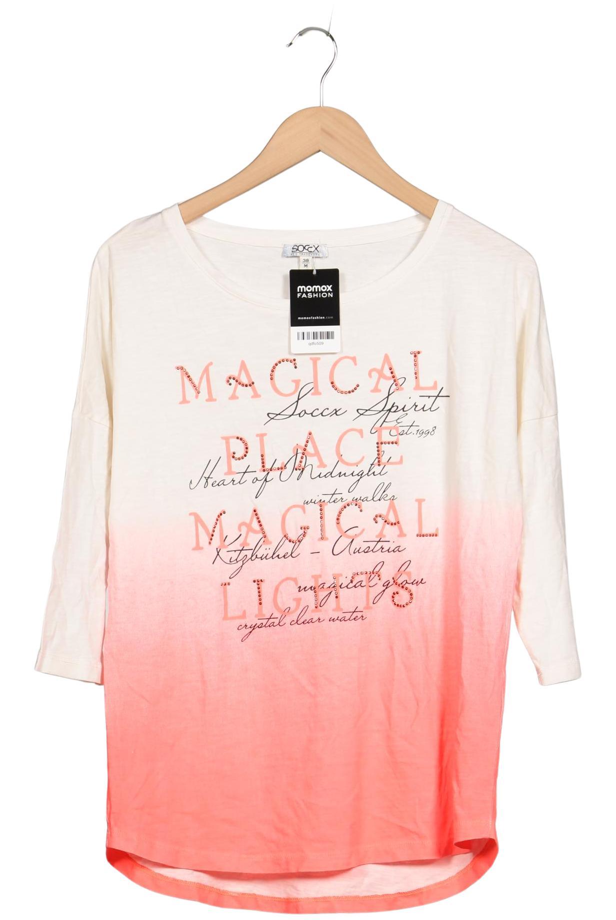 

Soccx Damen Langarmshirt, cremeweiß, Gr. 38