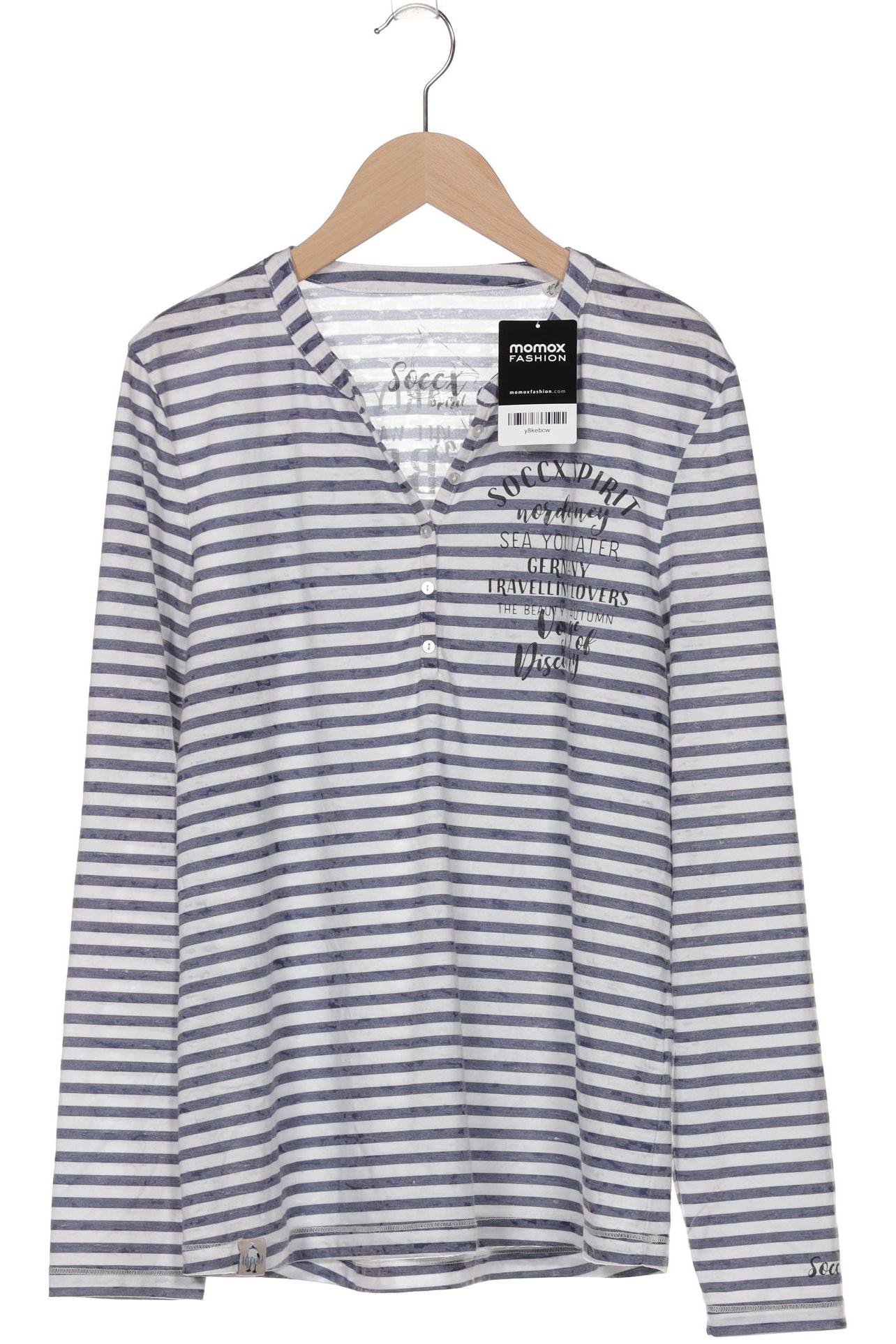 

Soccx Damen Langarmshirt, marineblau, Gr. 40