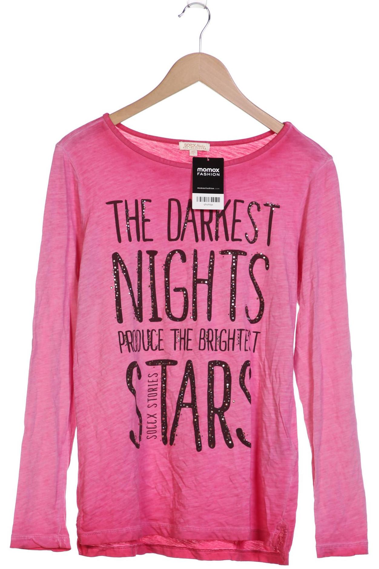 

Soccx Damen Langarmshirt, pink, Gr. 40