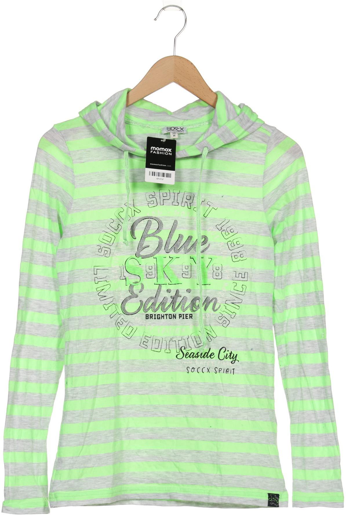 

SOCCX Damen Langarmshirt, grau
