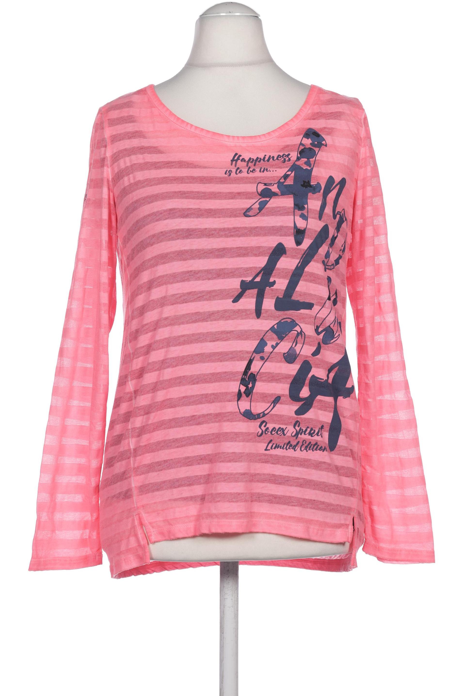 

Soccx Damen Langarmshirt, pink, Gr. 36