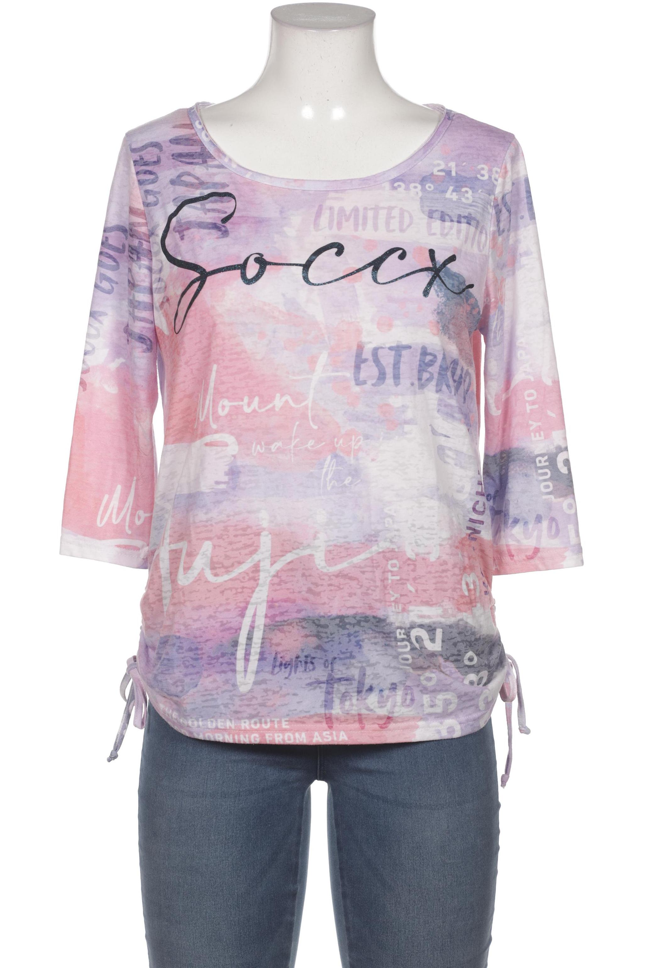 

Soccx Damen Langarmshirt, flieder, Gr. 40