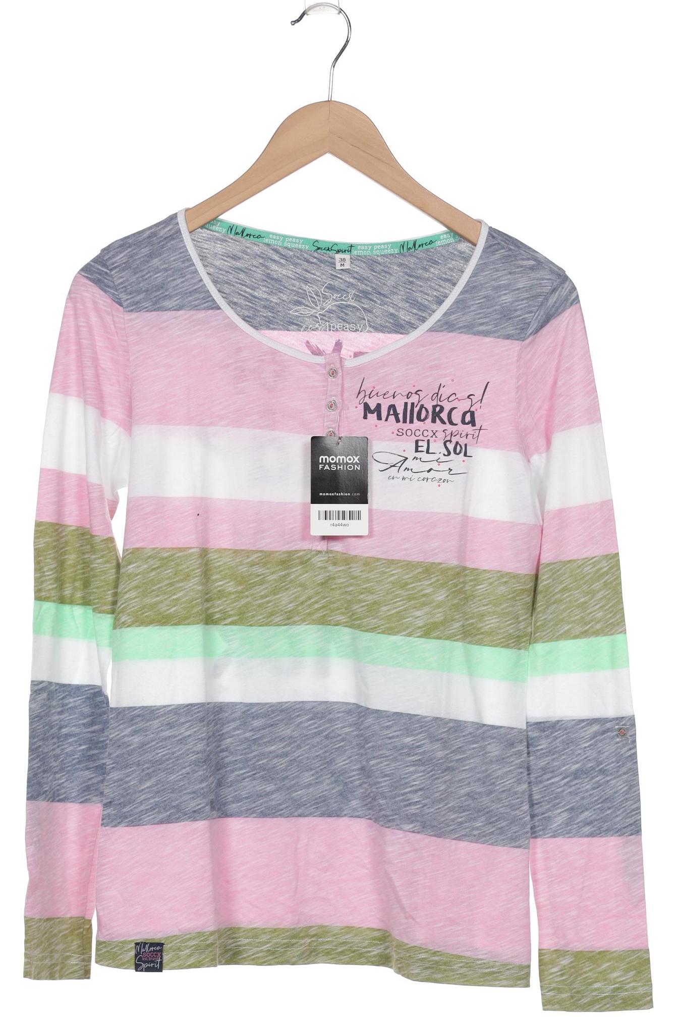 

Soccx Damen Langarmshirt, mehrfarbig, Gr. 38