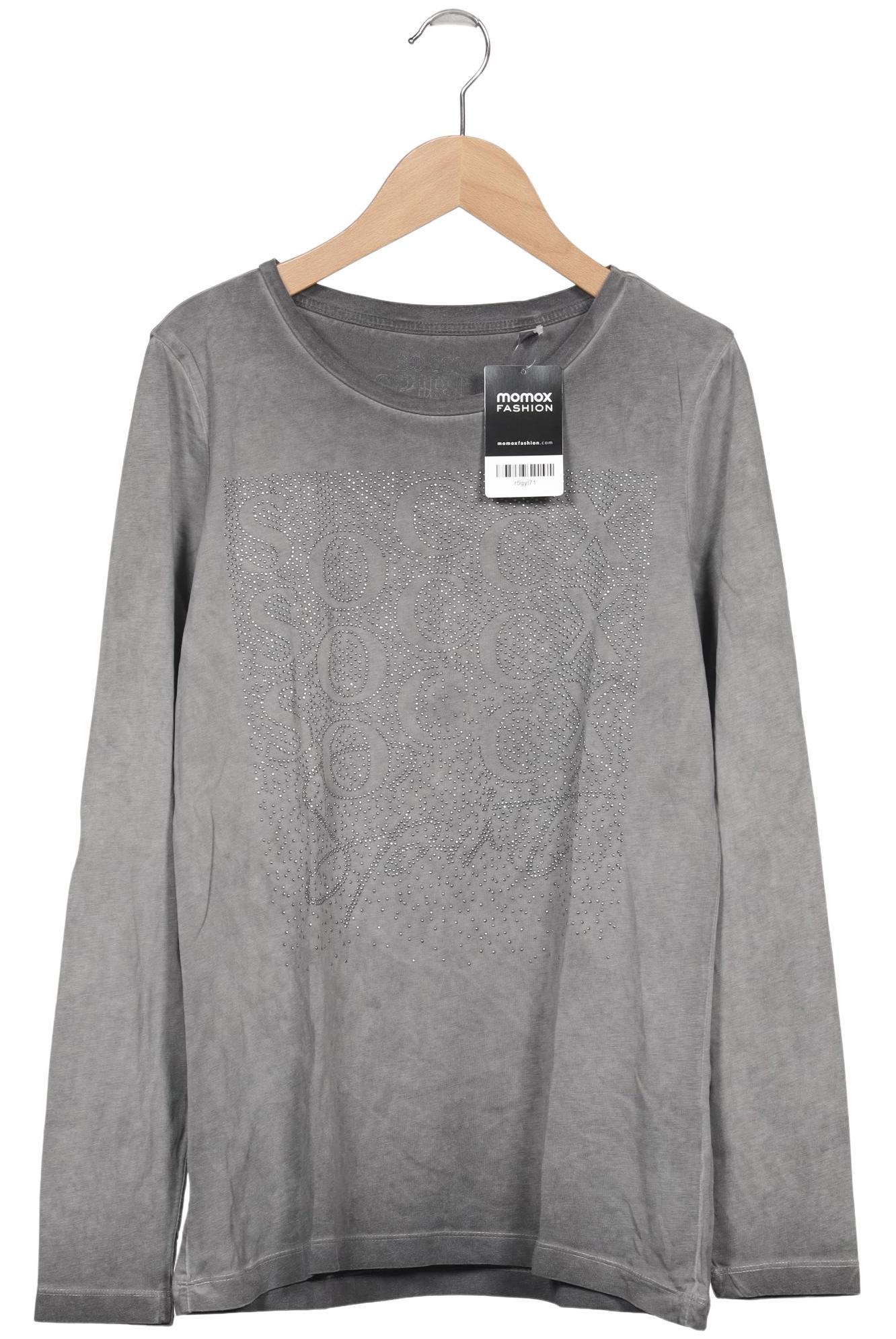 

Soccx Damen Langarmshirt, grau, Gr. 36