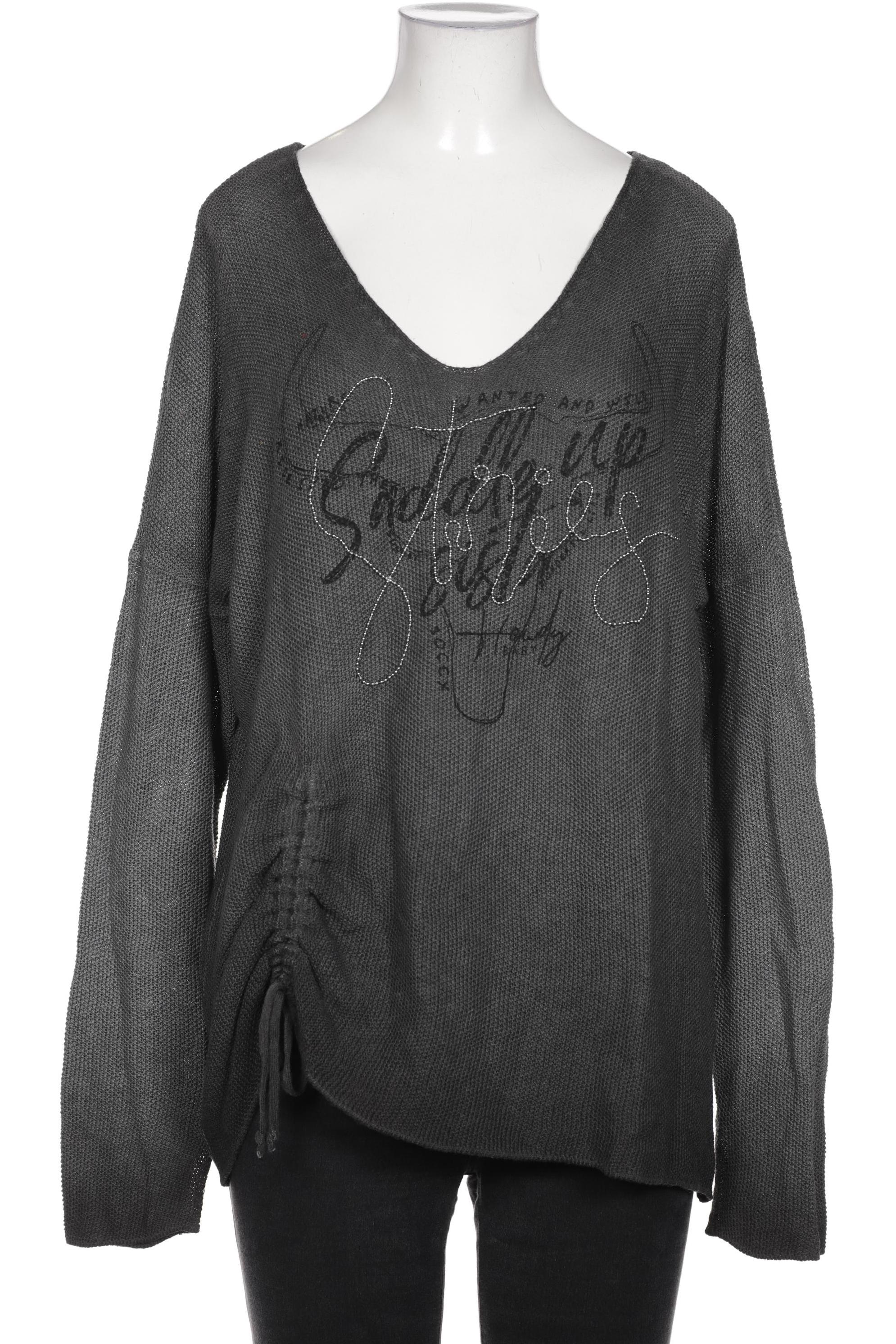 

SOCCX Damen Langarmshirt, grau