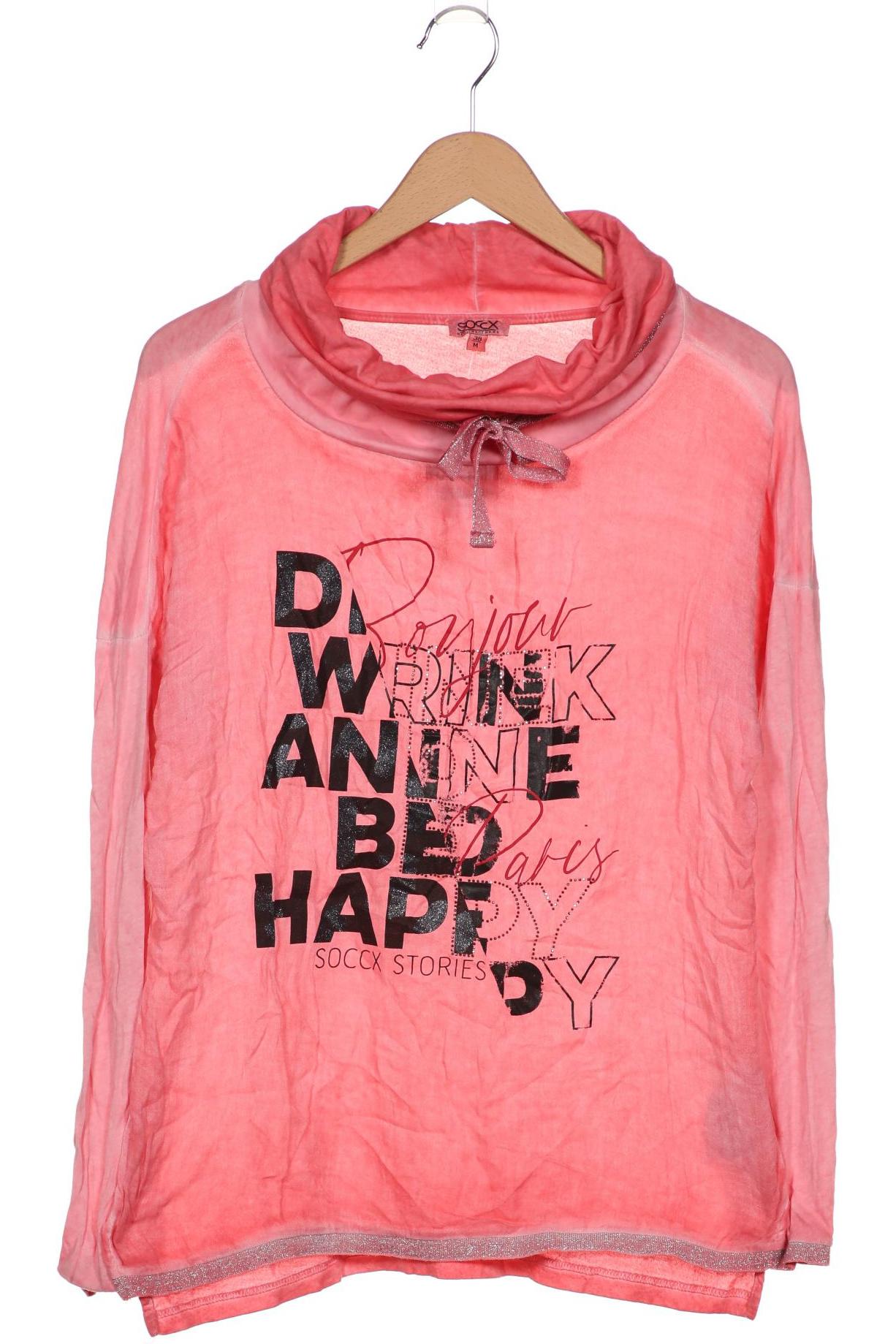 

Soccx Damen Langarmshirt, pink, Gr. 38