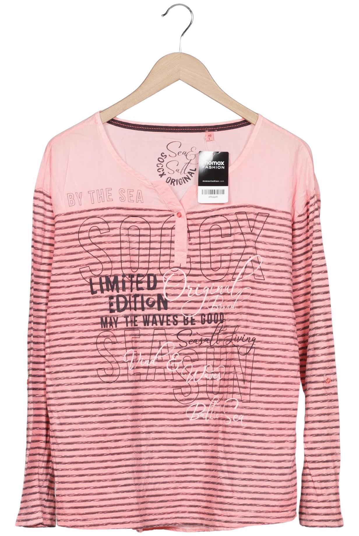 

Soccx Damen Langarmshirt, pink, Gr. 40