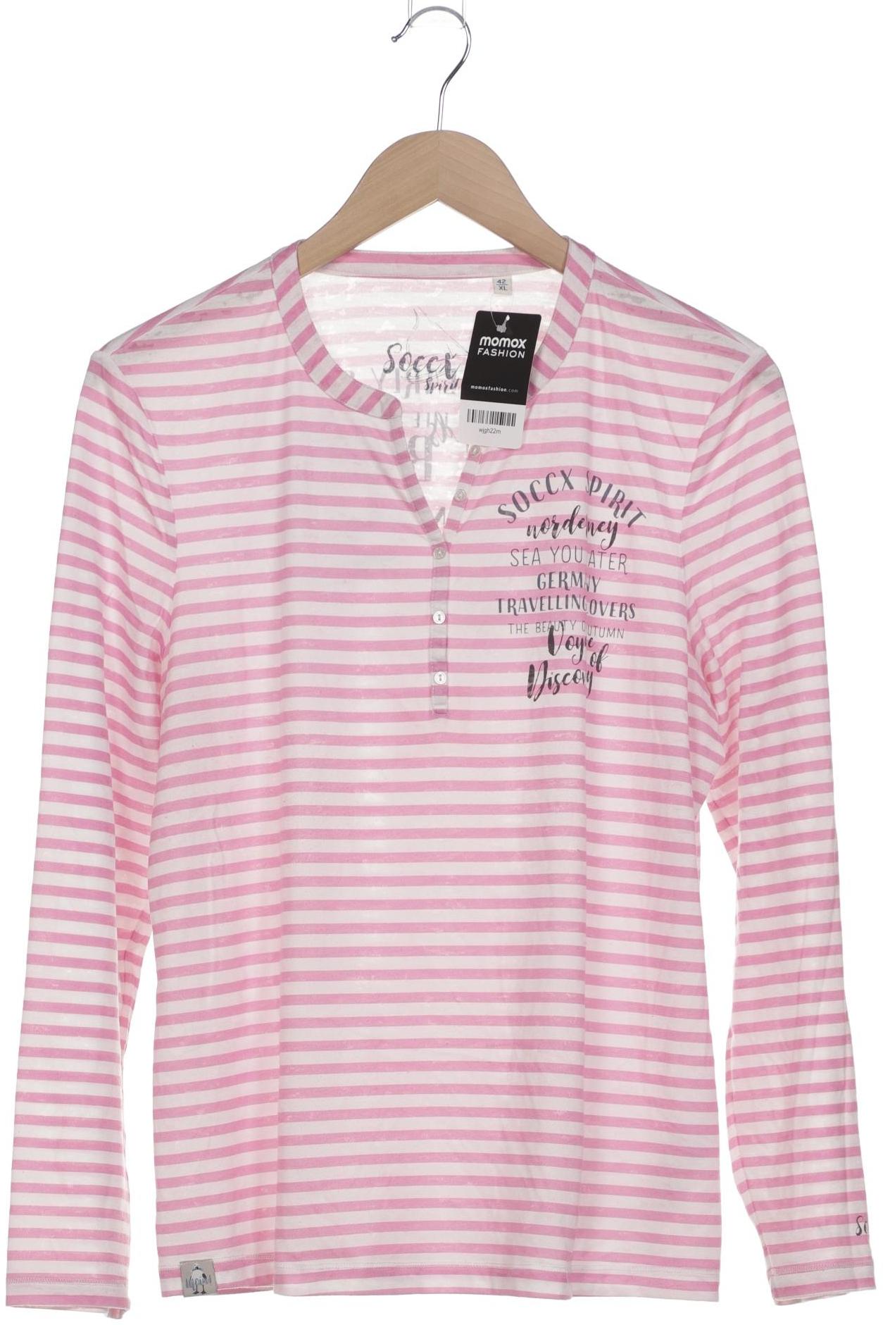 

Soccx Damen Langarmshirt, pink, Gr. 42