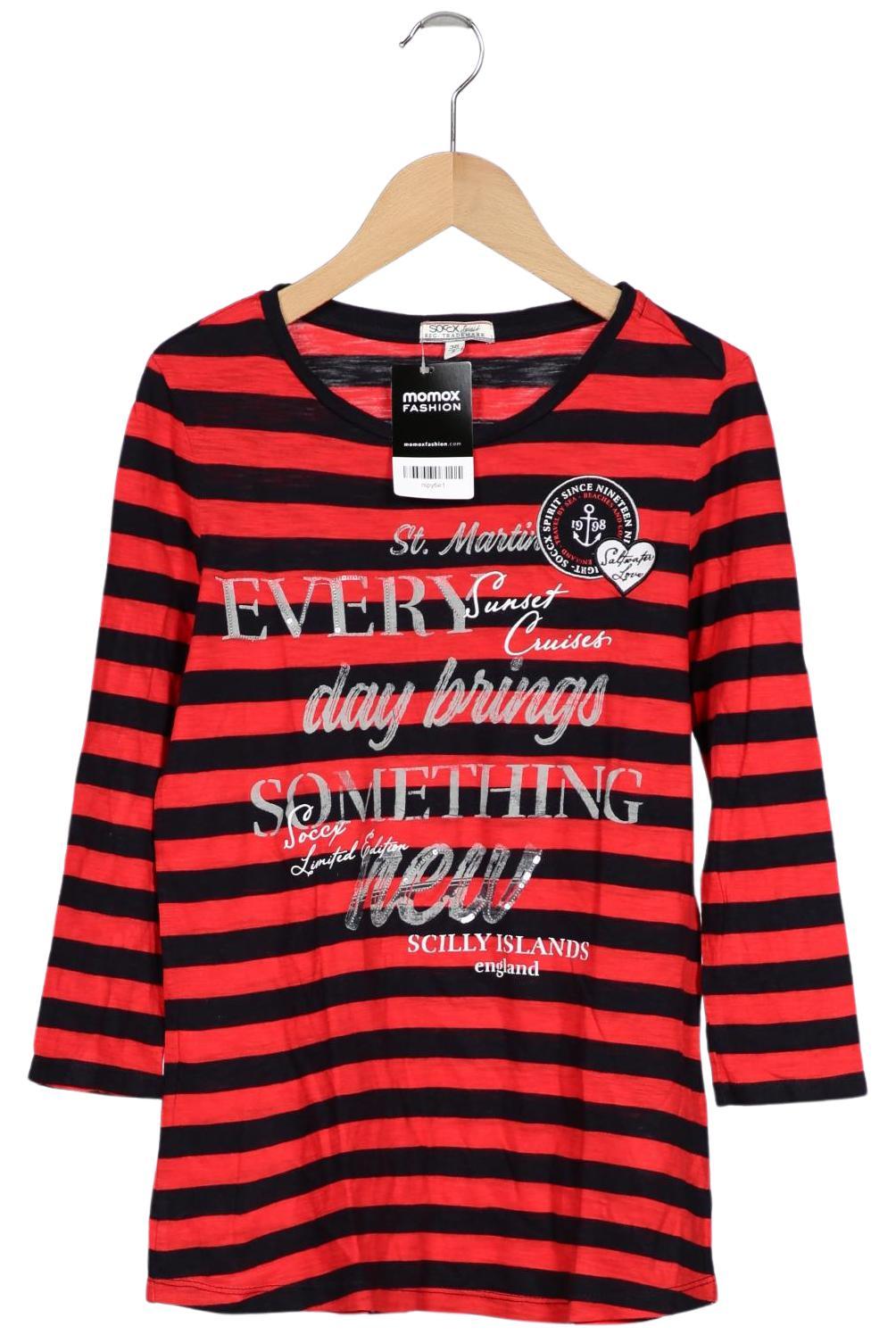 

Soccx Damen Langarmshirt, mehrfarbig, Gr. 36