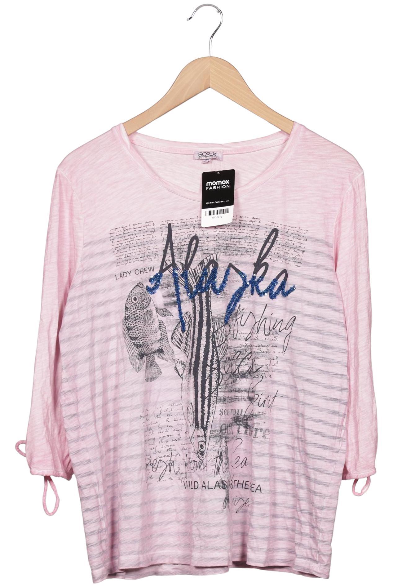

Soccx Damen Langarmshirt, pink, Gr. 44