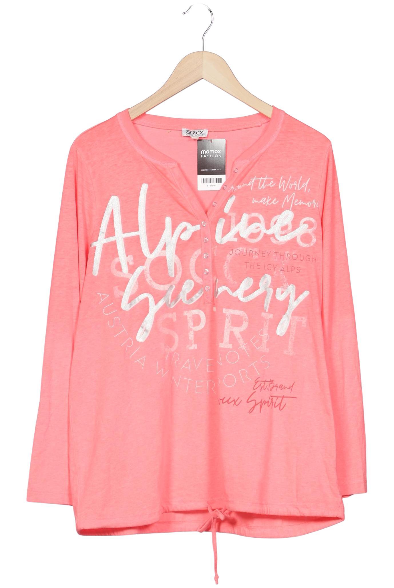 

Soccx Damen Langarmshirt, pink, Gr. 44