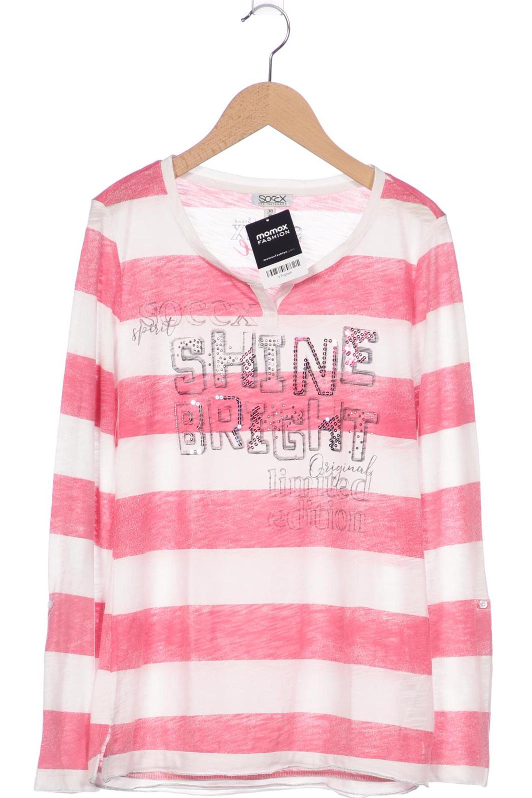 

Soccx Damen Langarmshirt, pink, Gr. 38