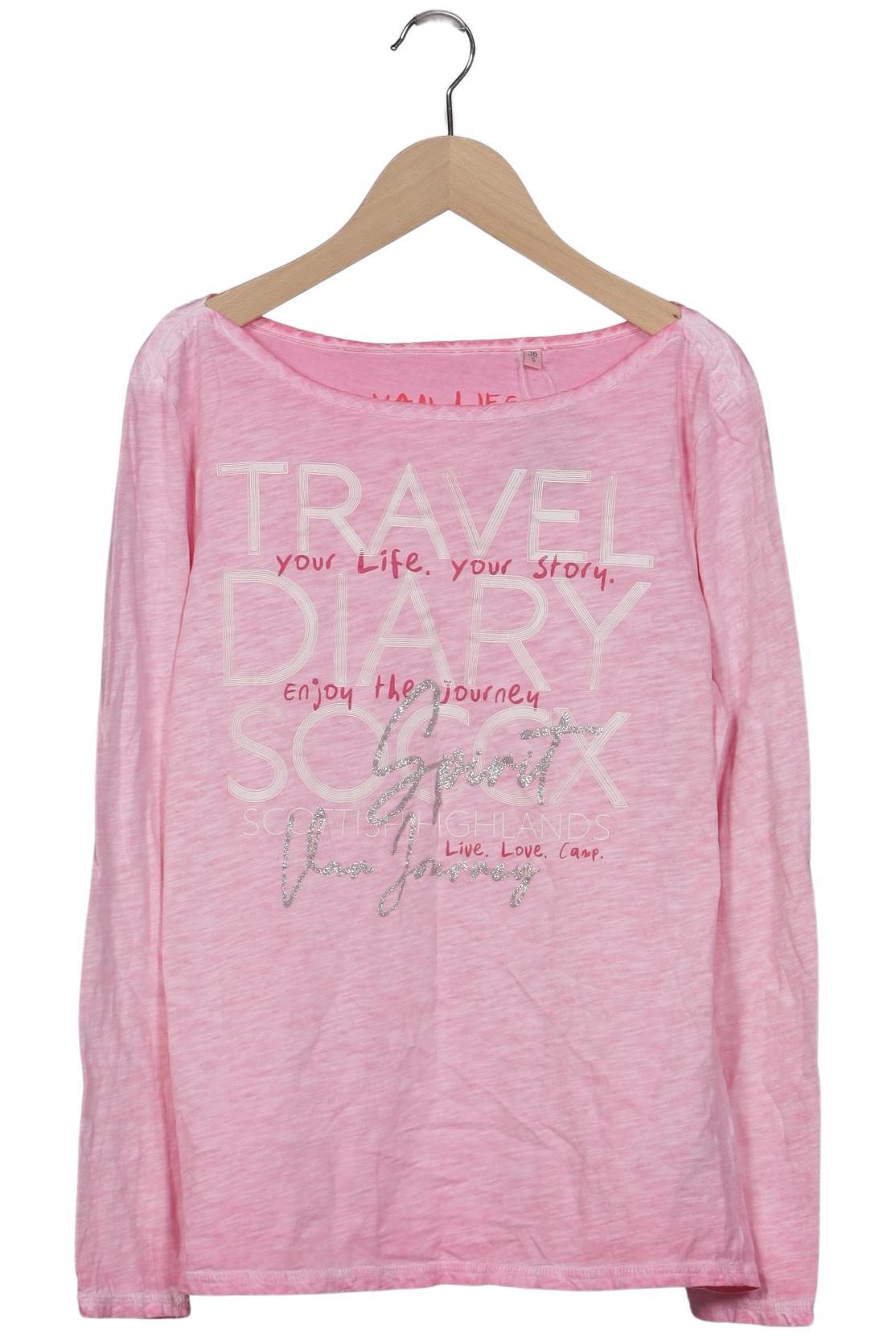 

Soccx Damen Langarmshirt, pink, Gr. 36