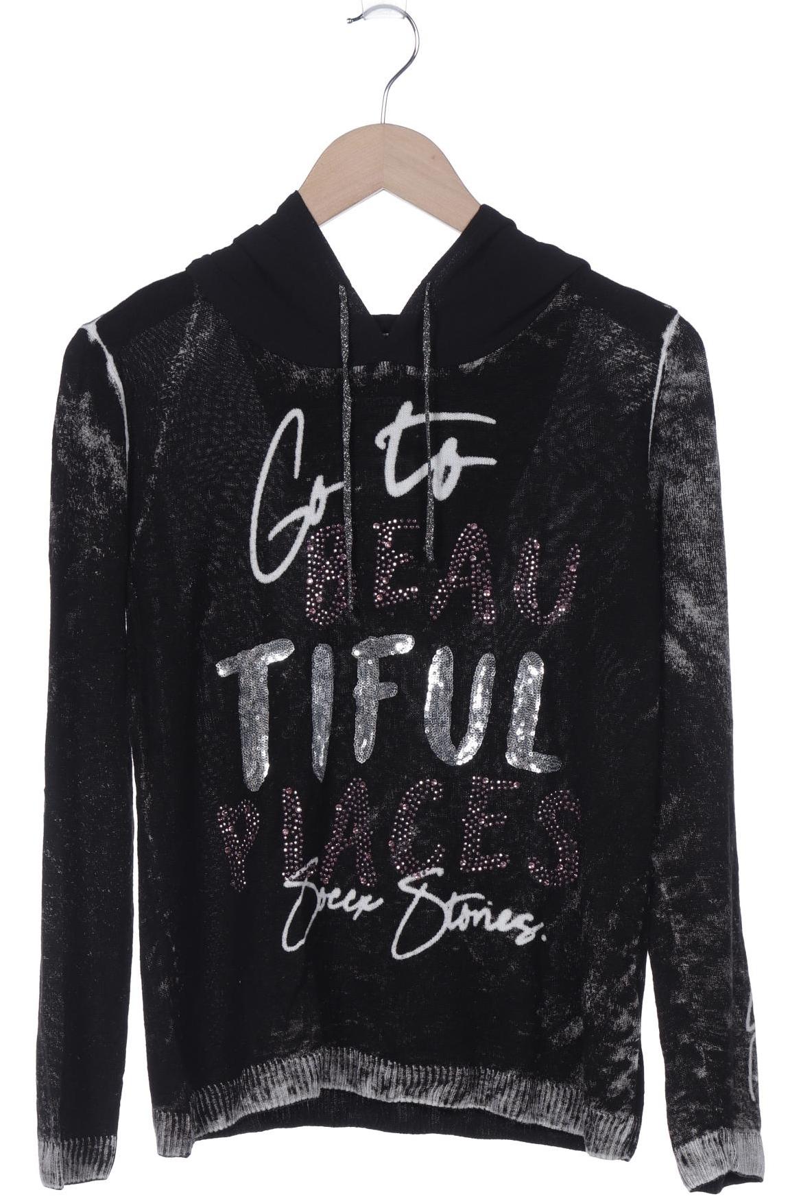 

Soccx Damen Langarmshirt, schwarz, Gr. 38