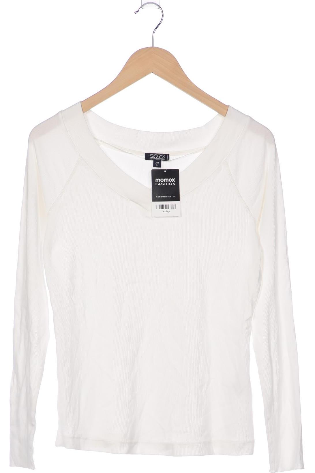 Thumbnail - Soccx Damen Langarmshirt, cremeweiß, Gr. 40