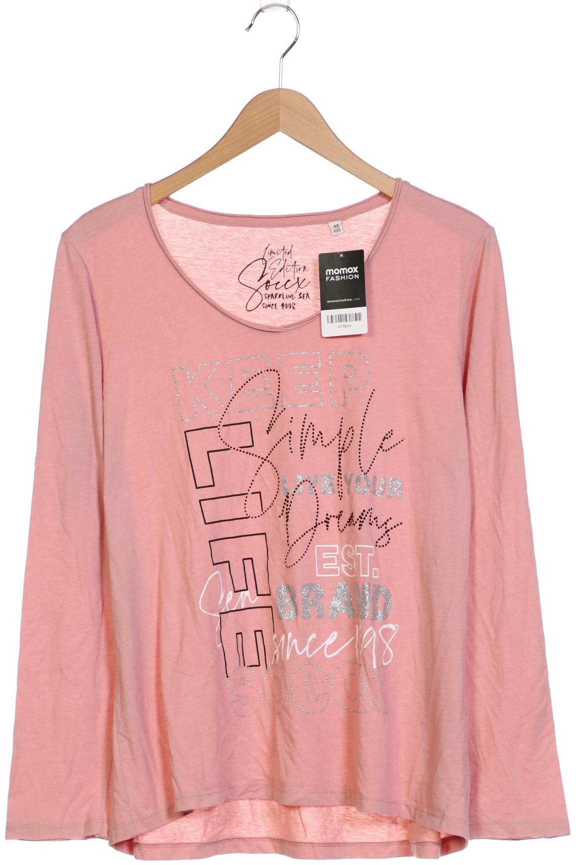 

Soccx Damen Langarmshirt, pink, Gr. 44
