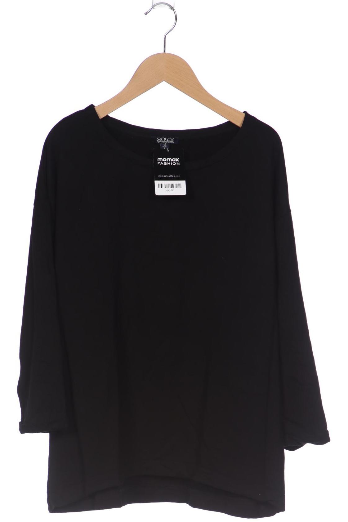 

Soccx Damen Langarmshirt, schwarz, Gr. 36