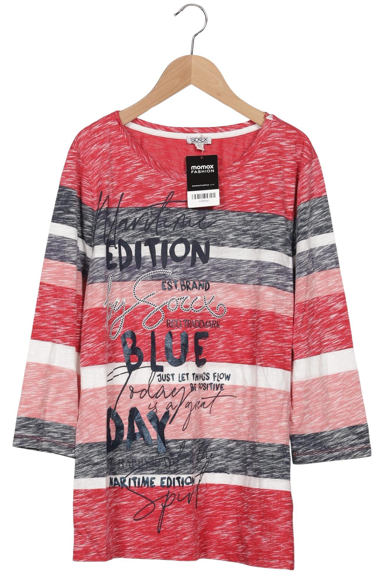 

Soccx Damen Langarmshirt, mehrfarbig, Gr. 40