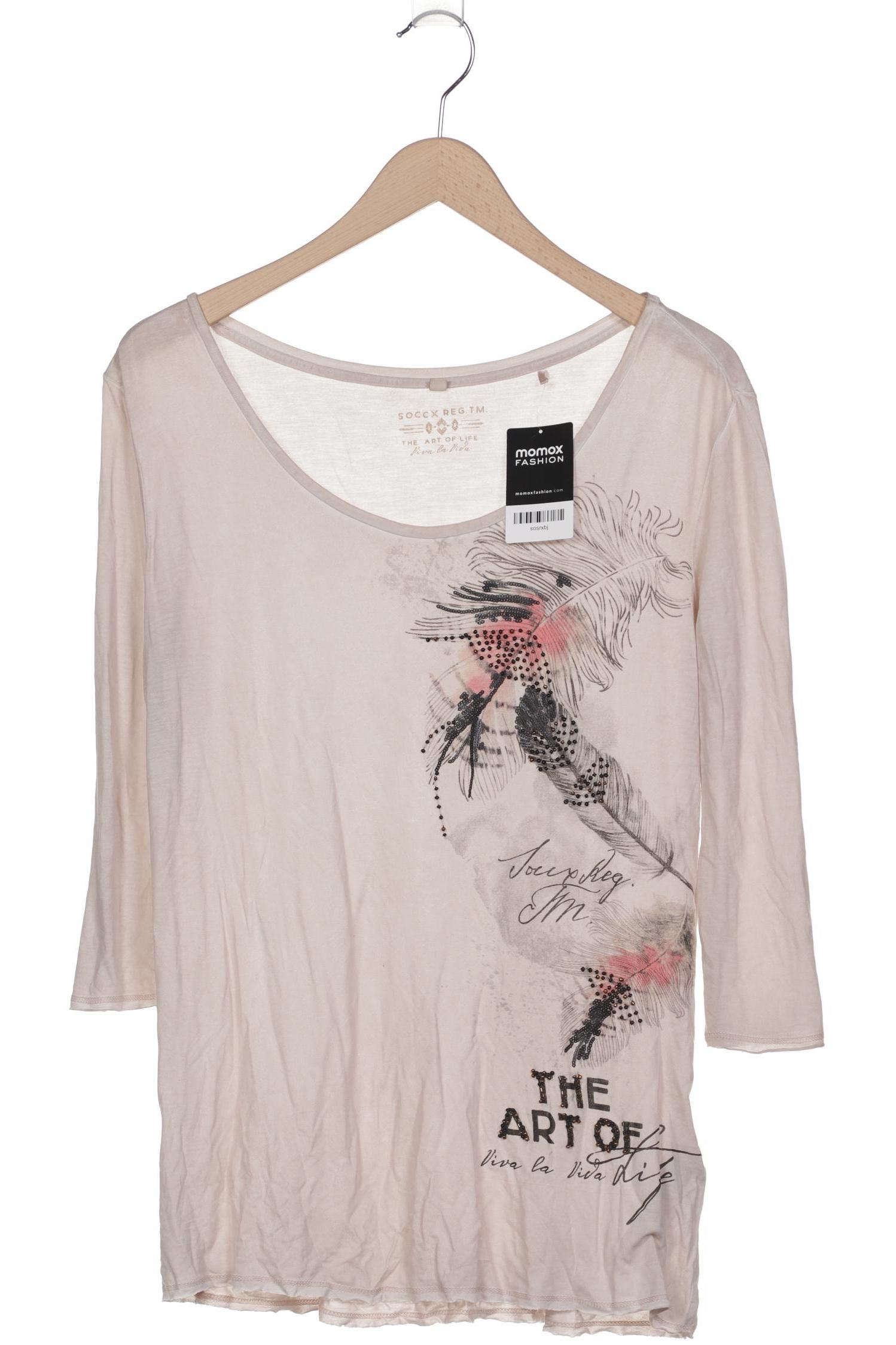 

Soccx Damen Langarmshirt, pink, Gr. 40