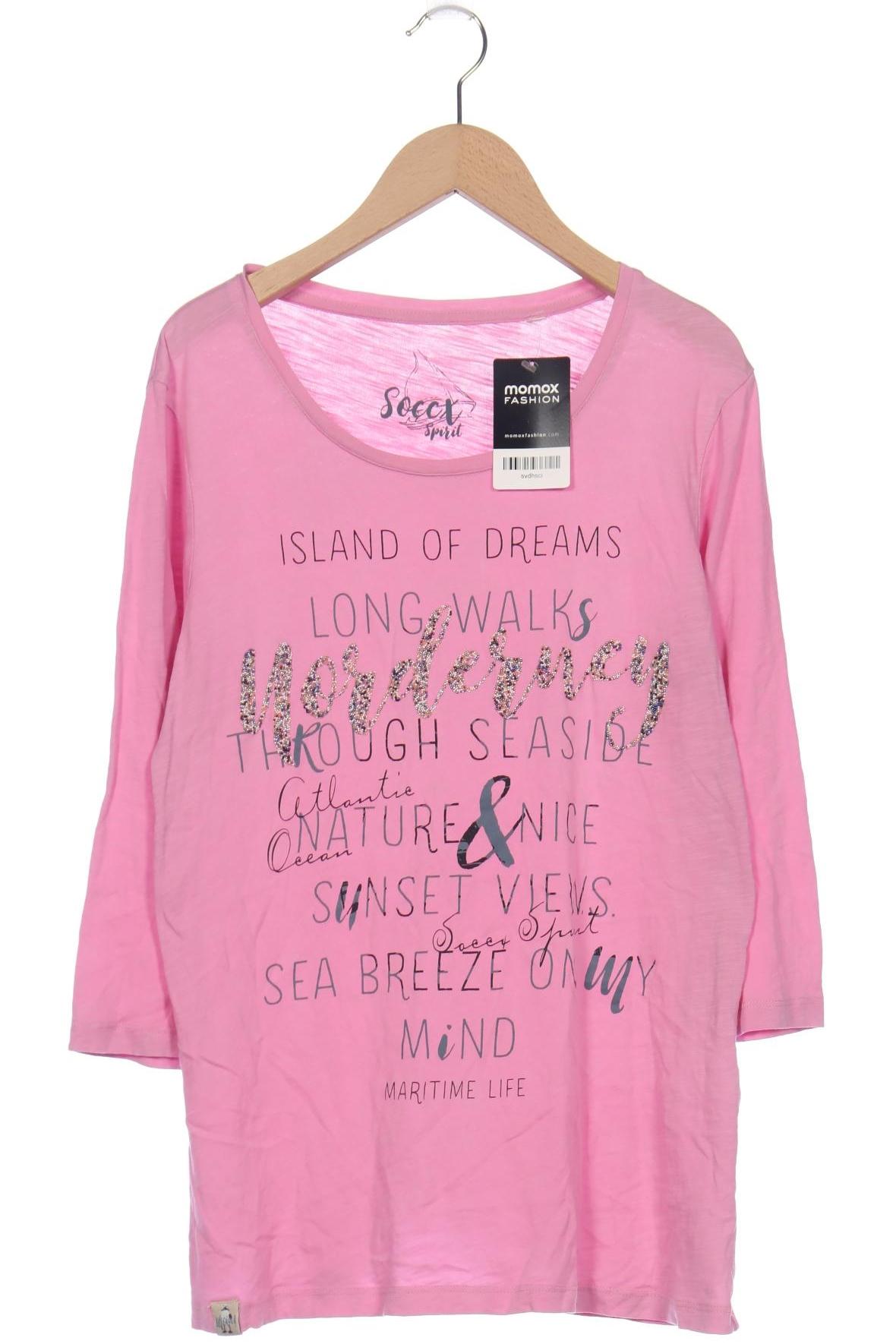 

Soccx Damen Langarmshirt, pink, Gr. 38