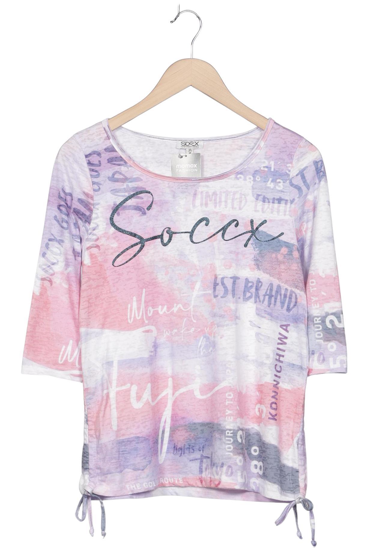 

Soccx Damen Langarmshirt, mehrfarbig, Gr. 38