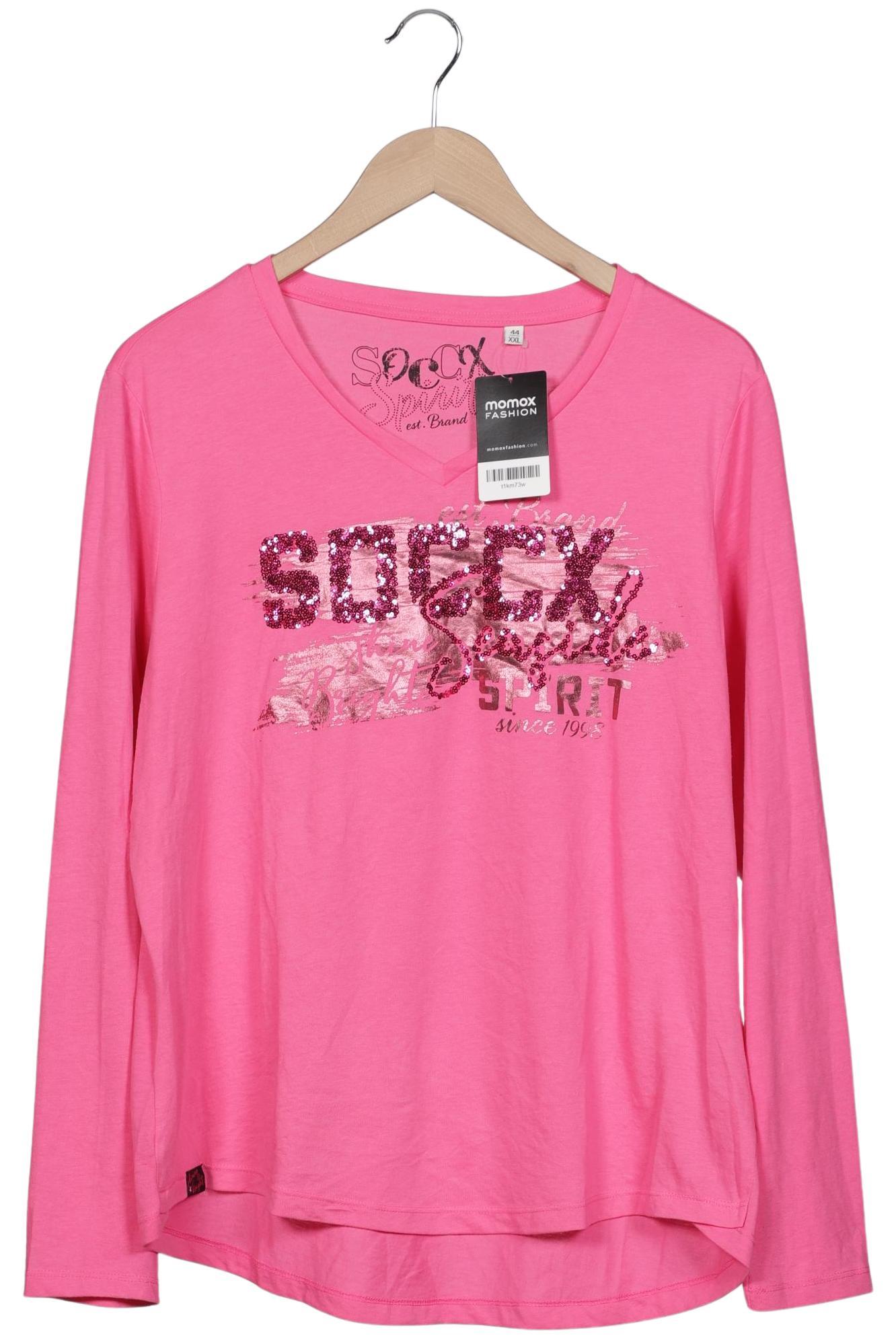 

Soccx Damen Langarmshirt, pink, Gr. 44