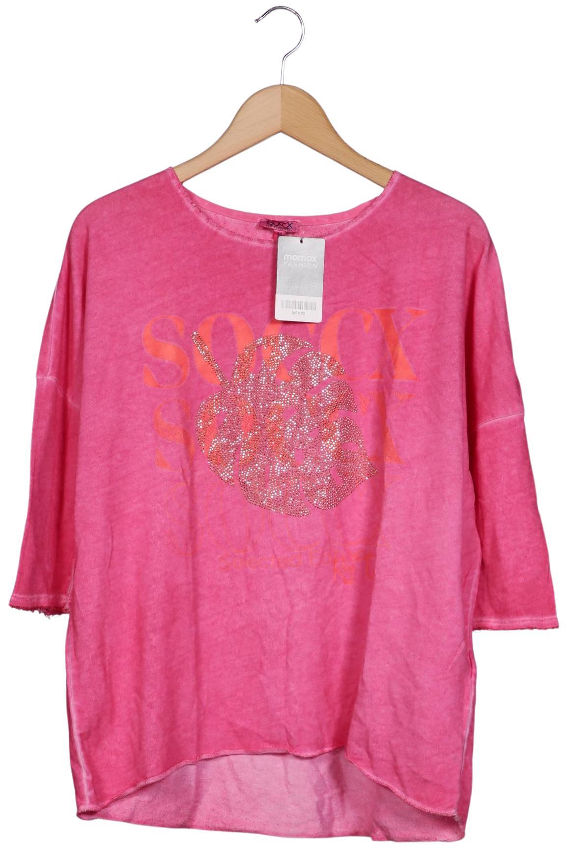 

Soccx Damen Langarmshirt, pink, Gr. 38