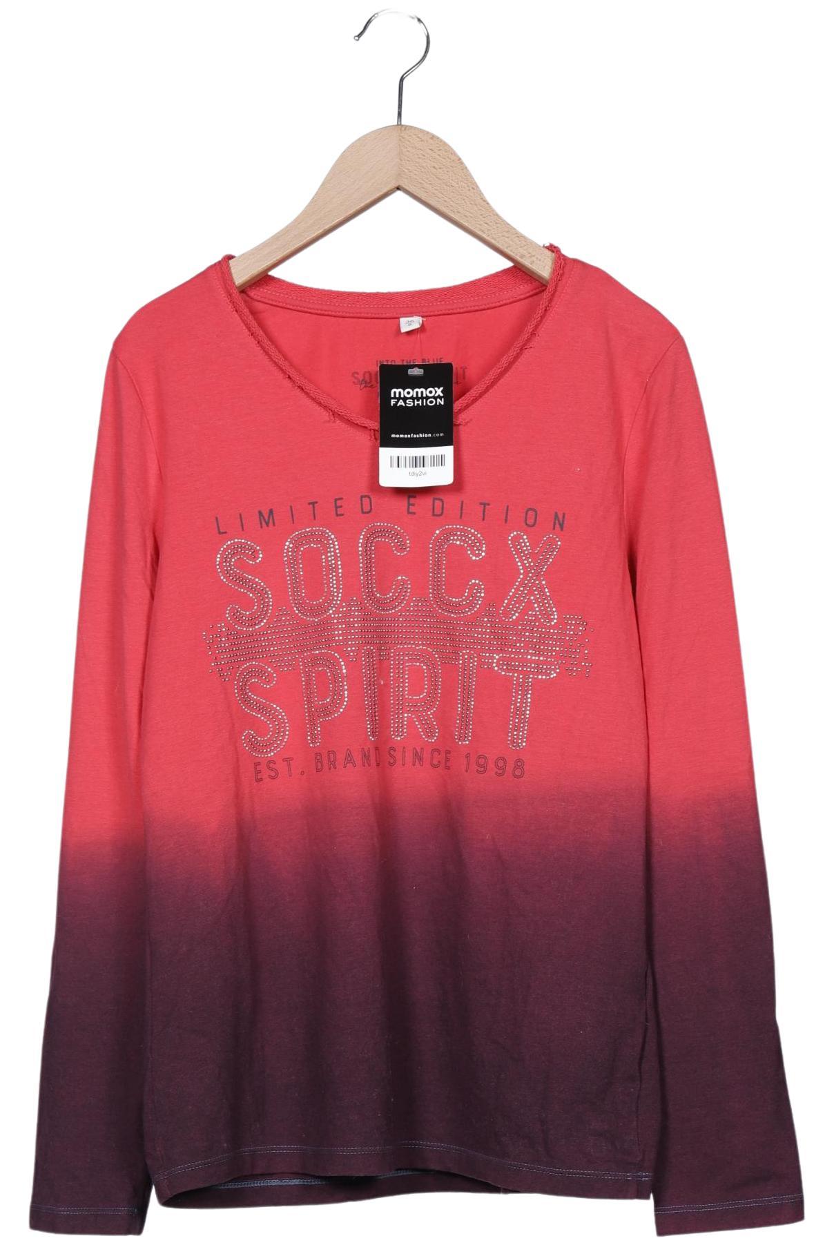 

Soccx Damen Langarmshirt, rot, Gr. 36