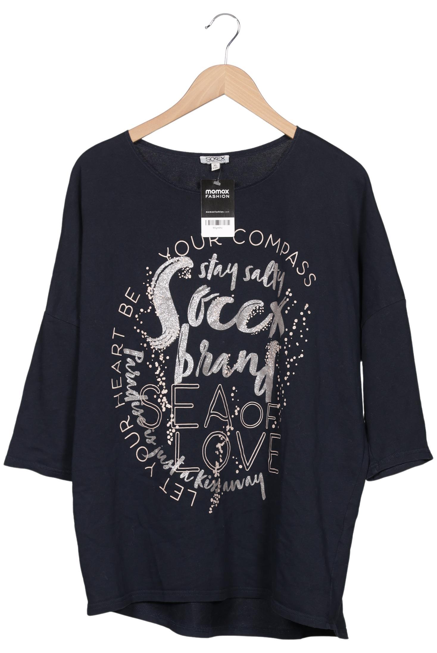 

Soccx Damen Langarmshirt, marineblau, Gr. 44