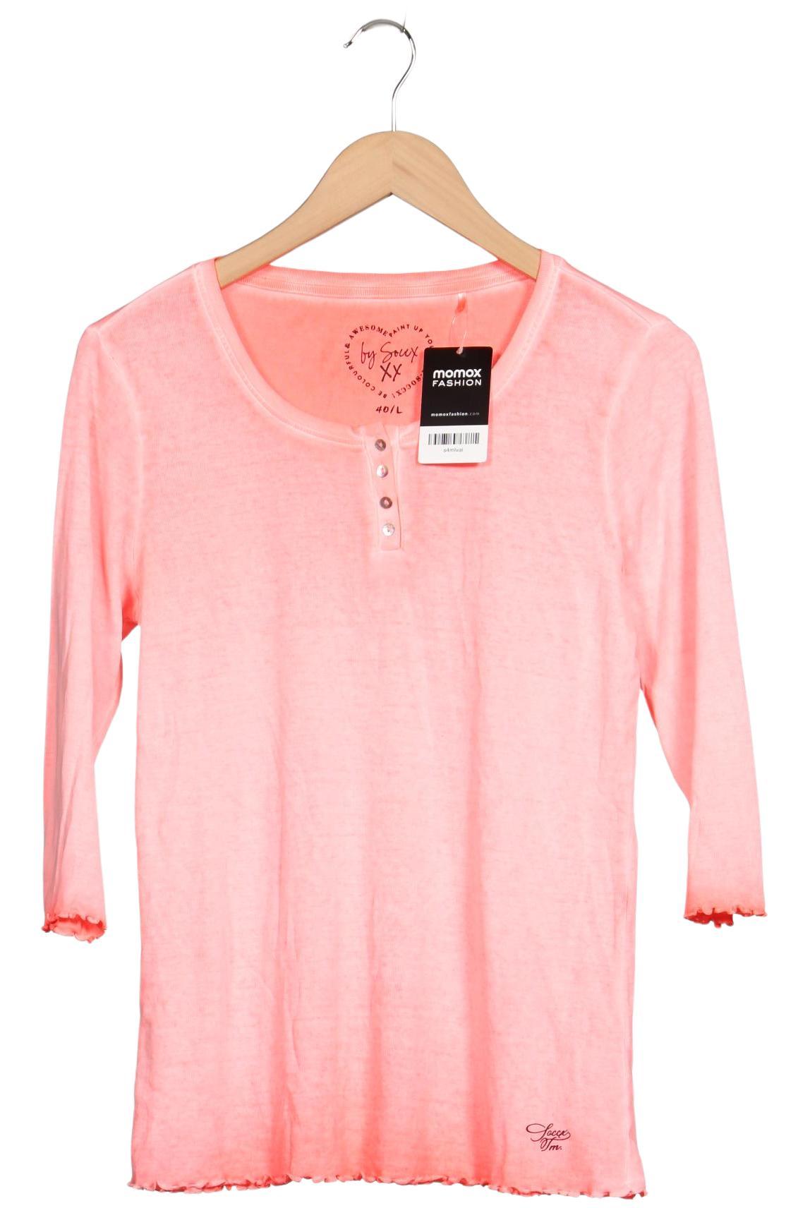 

Soccx Damen Langarmshirt, pink, Gr. 40