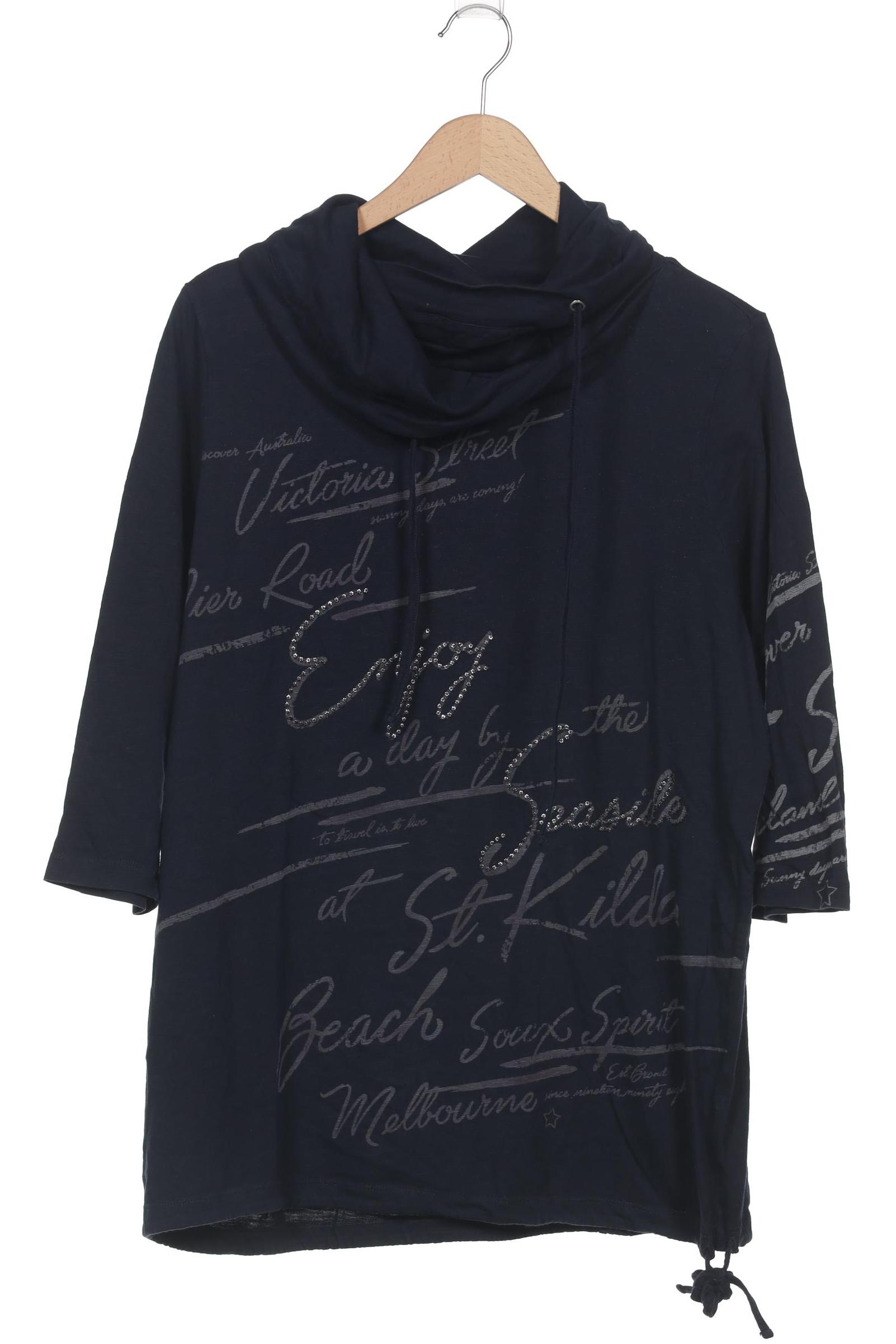 

Soccx Damen Langarmshirt, marineblau, Gr. 44