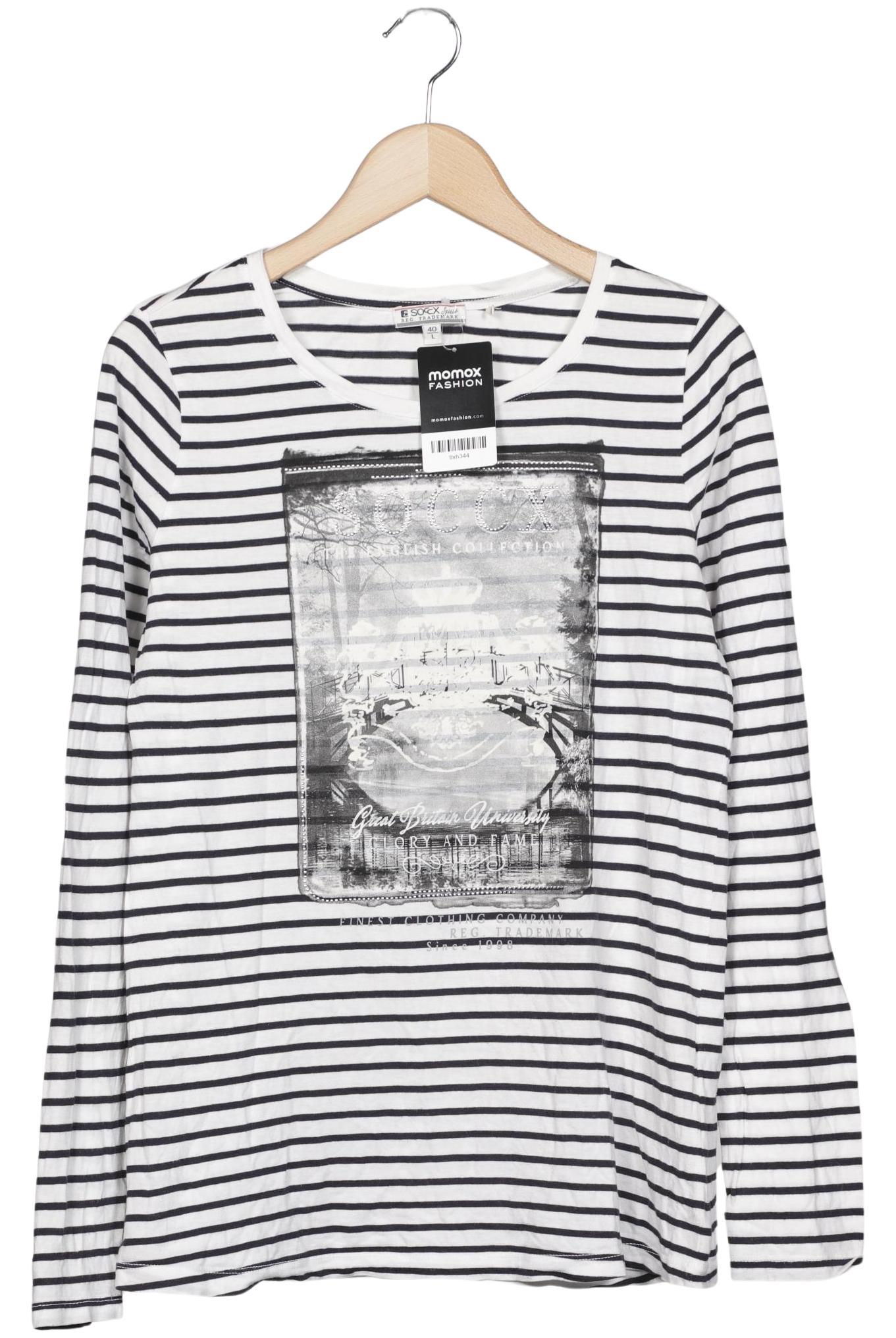 

Soccx Damen Langarmshirt, mehrfarbig, Gr. 40