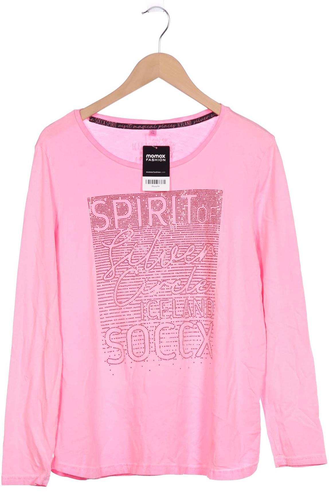 

Soccx Damen Langarmshirt, pink, Gr. 44