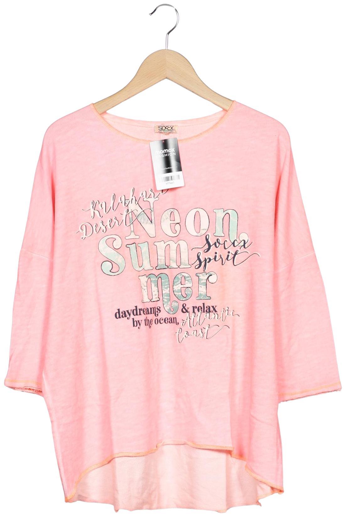 

Soccx Damen Langarmshirt, pink, Gr. 38