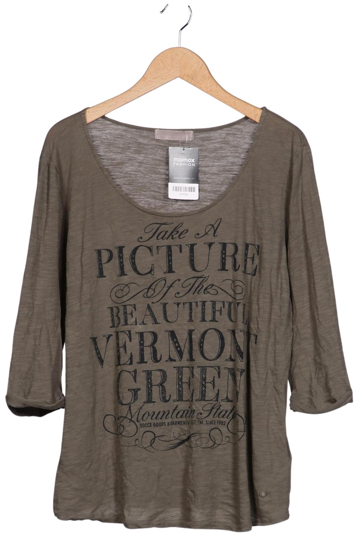 

Soccx Damen Langarmshirt, grün, Gr. 42