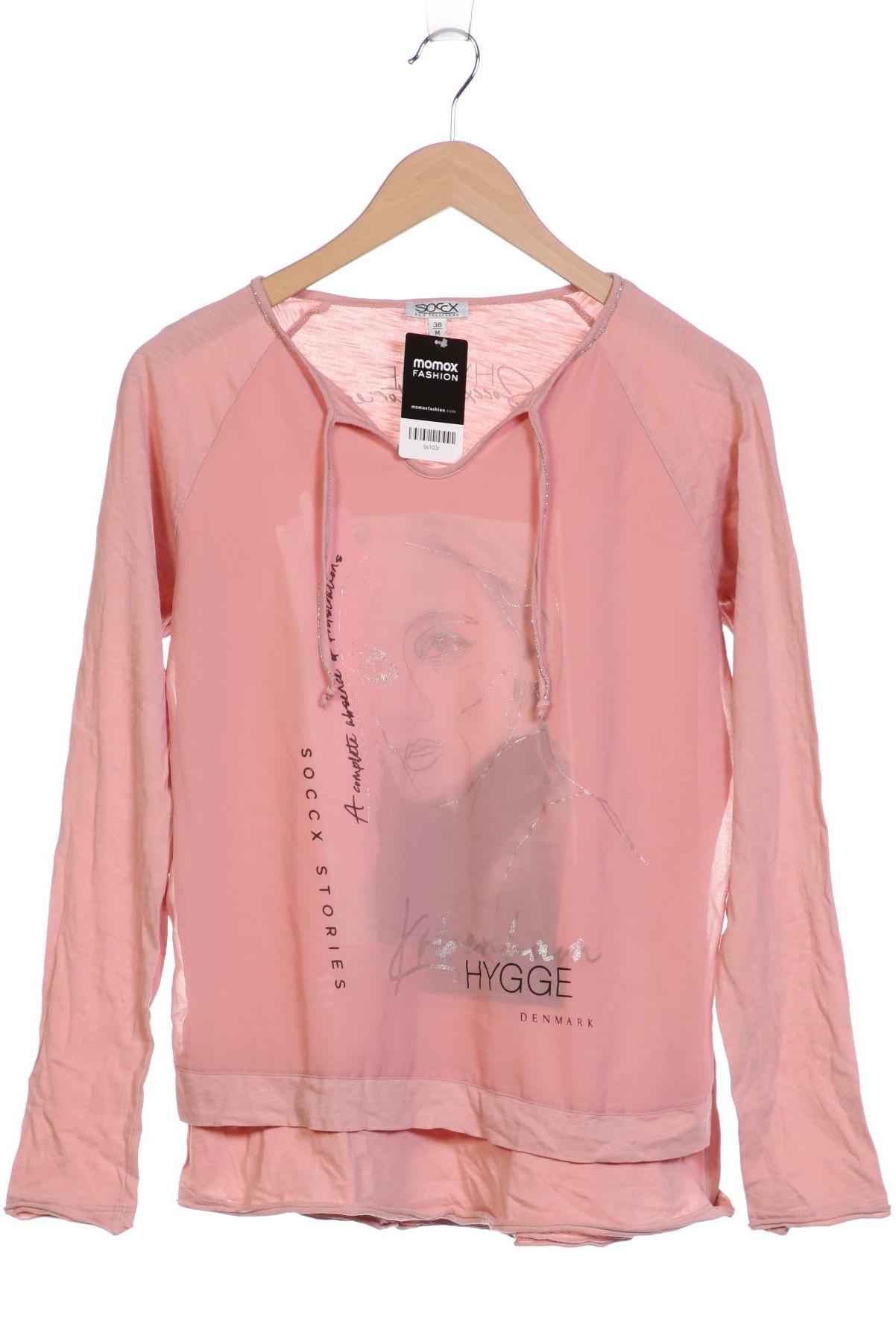 

Soccx Damen Langarmshirt, pink, Gr. 38