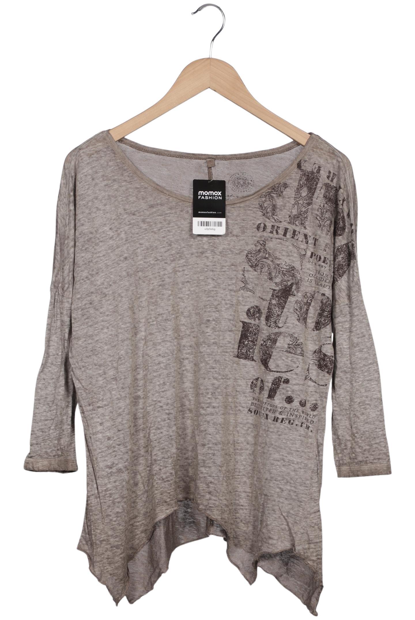 

Soccx Damen Langarmshirt, grau, Gr. 40