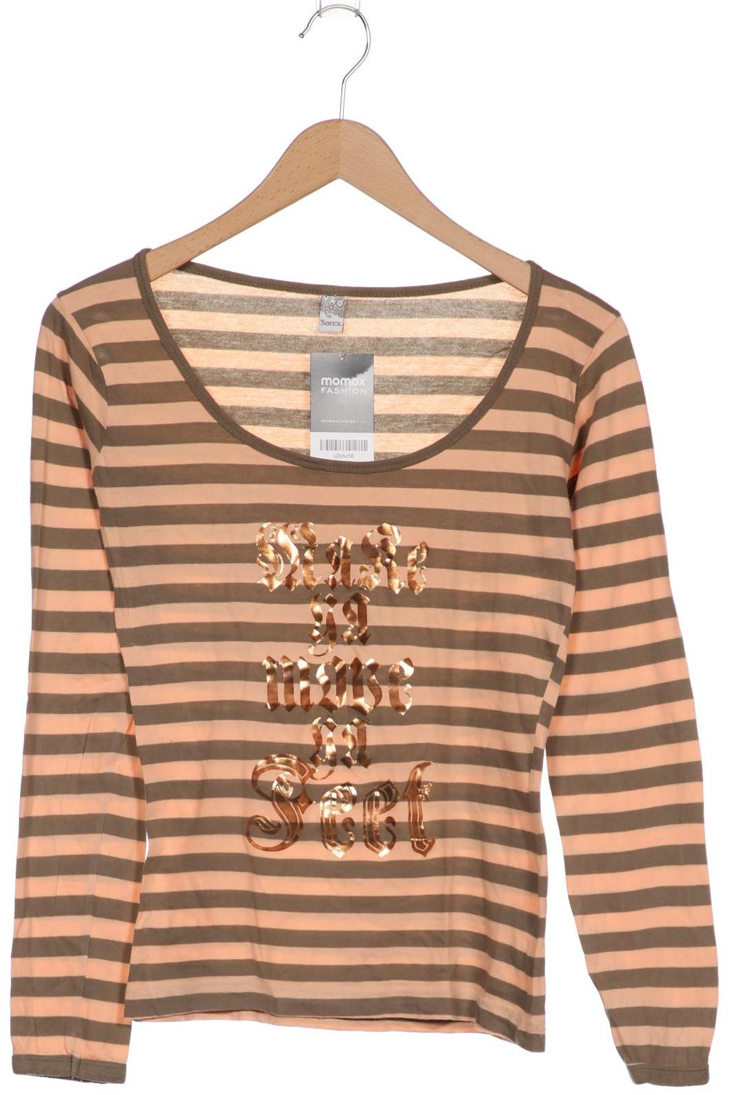 

SOCCX Damen Langarmshirt, beige