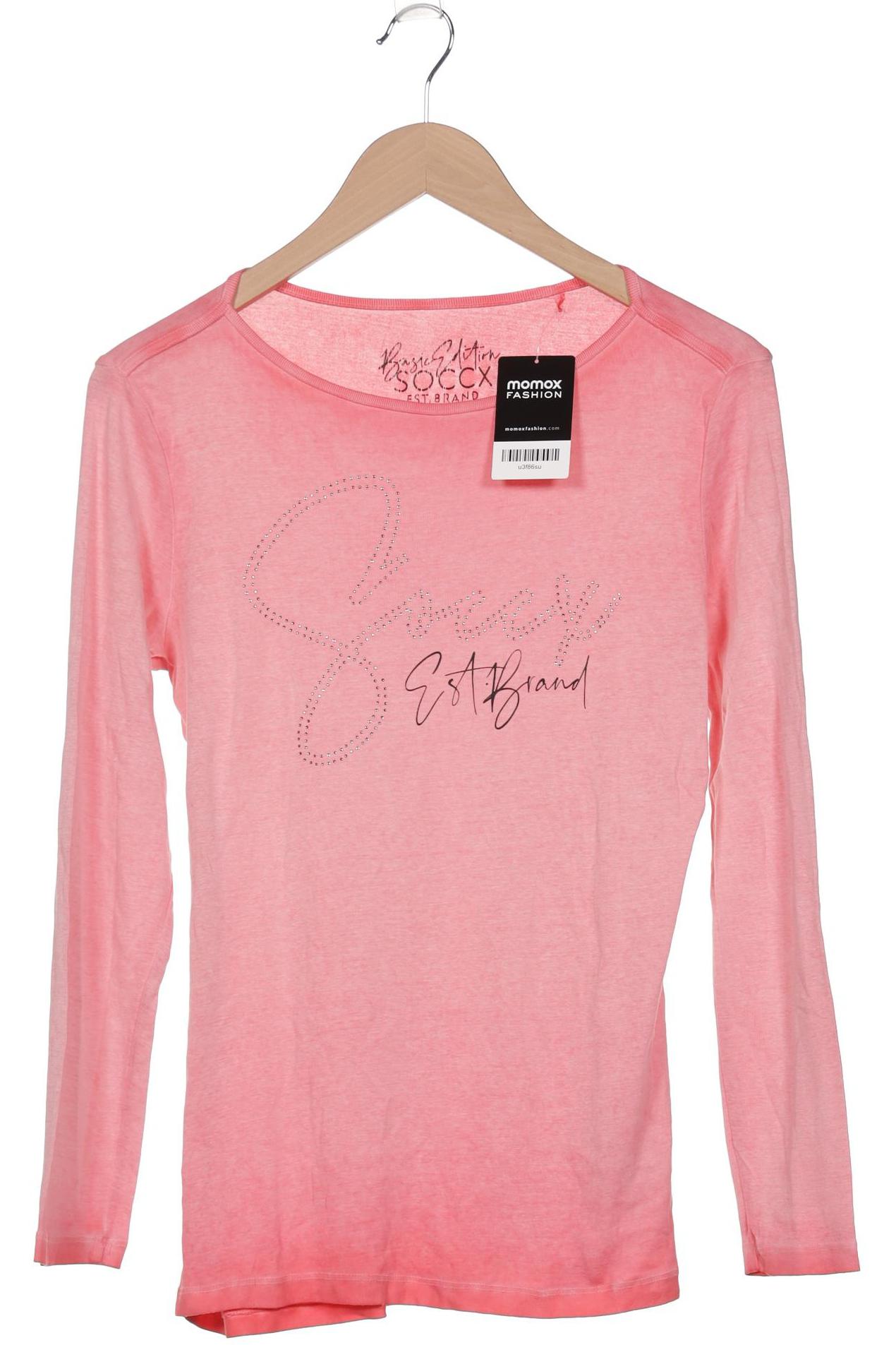 

Soccx Damen Langarmshirt, pink, Gr. 40
