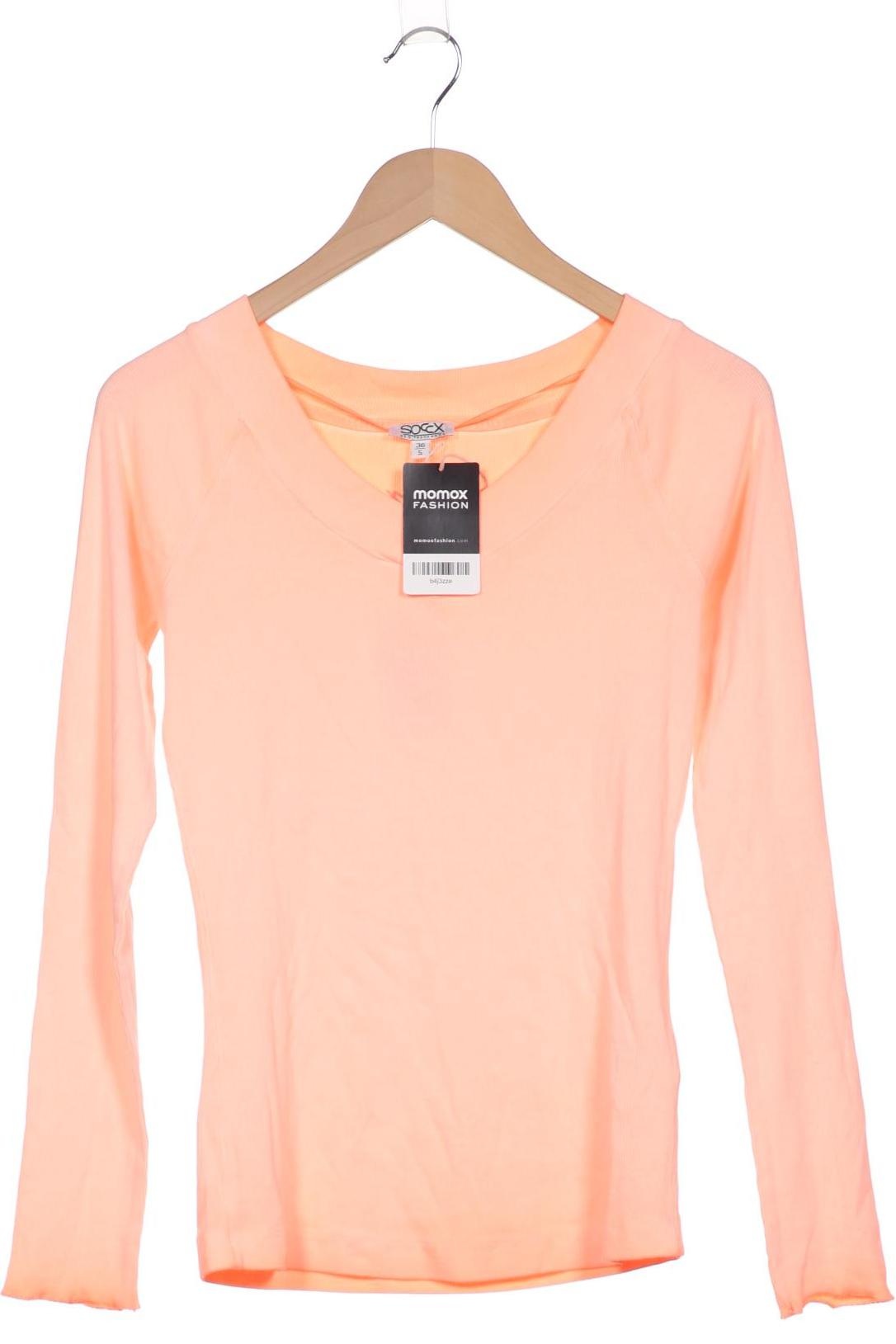 

Soccx Damen Langarmshirt, orange, Gr. 36