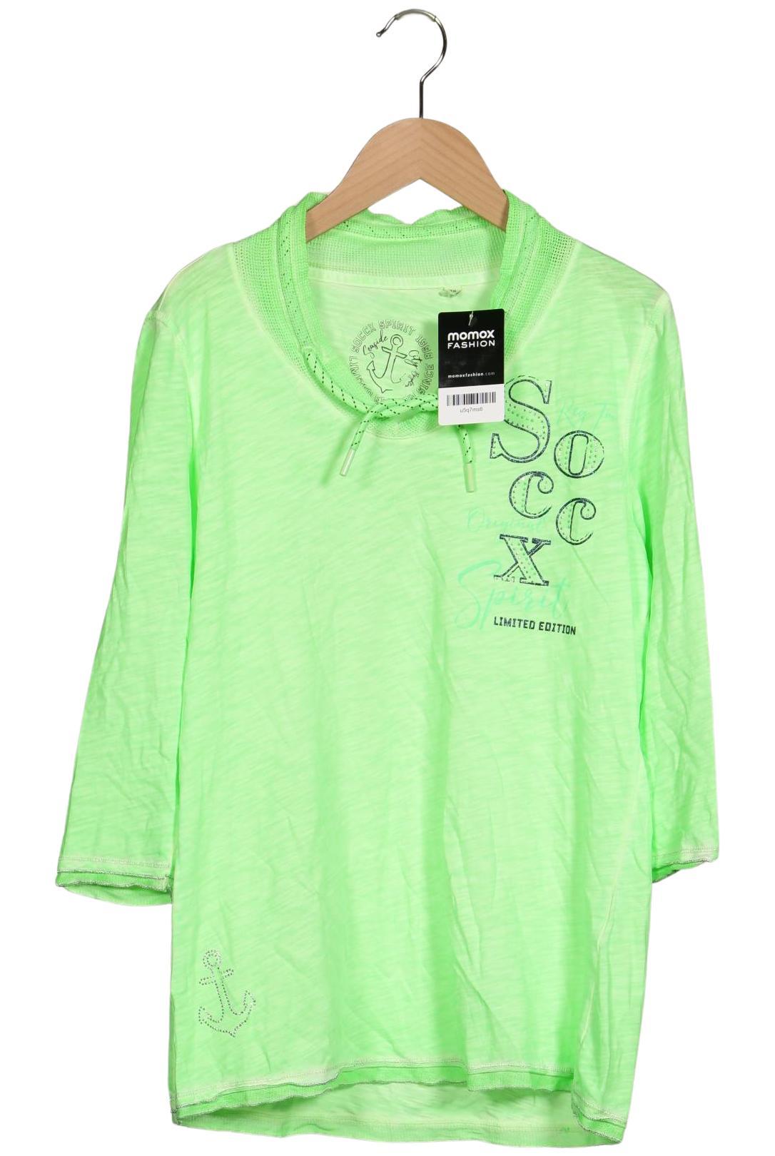 

Soccx Damen Langarmshirt, grün, Gr. 38