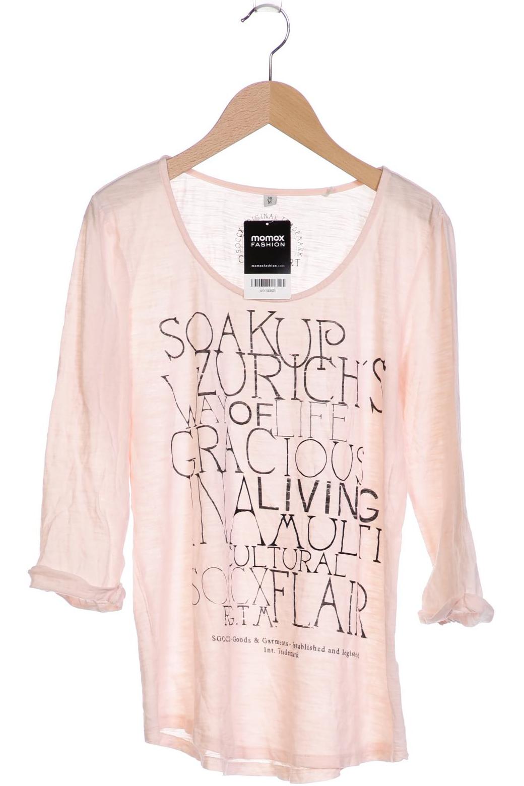 

Soccx Damen Langarmshirt, orange, Gr. 38