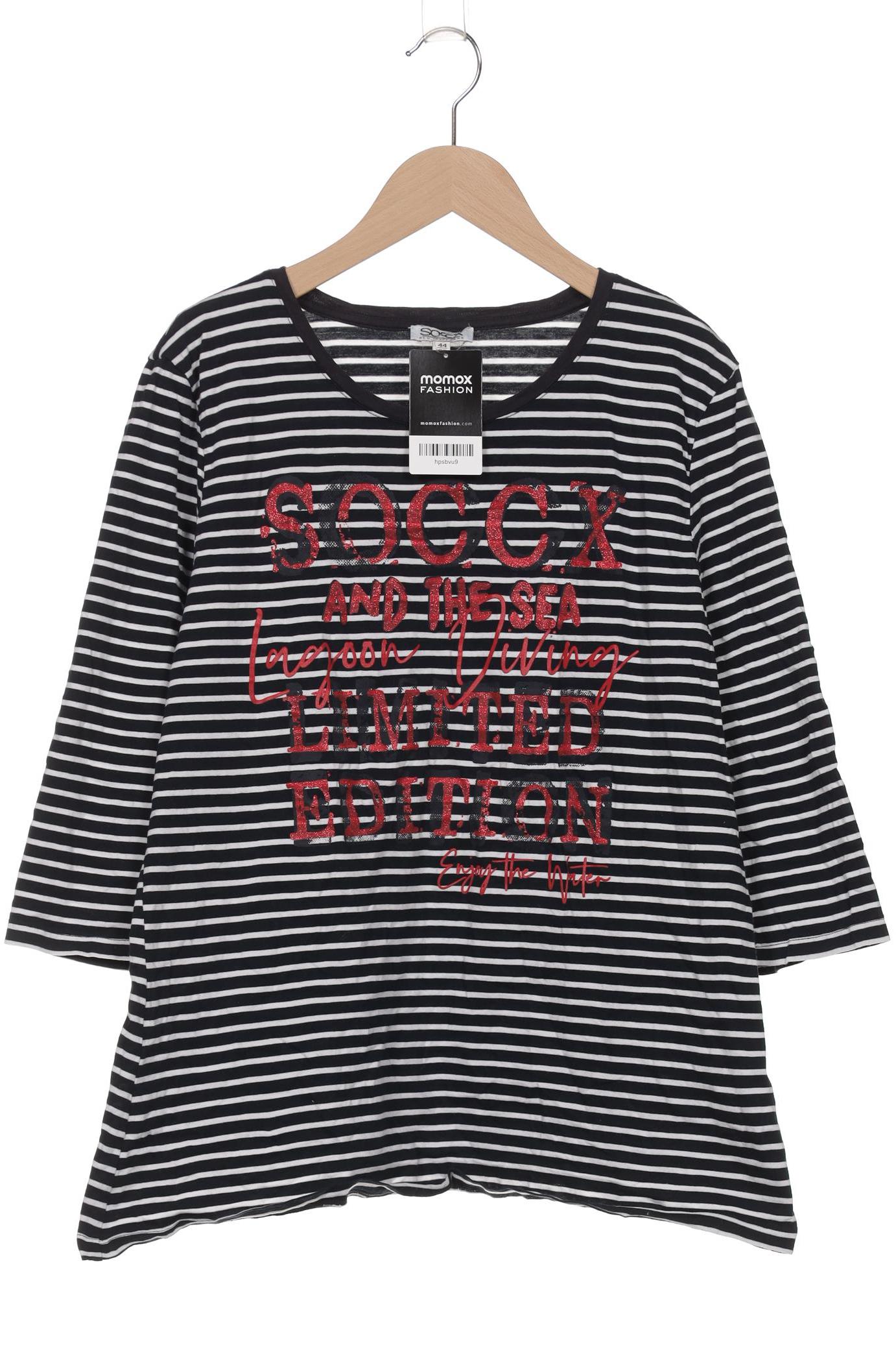 

Soccx Damen Langarmshirt, marineblau, Gr. 44