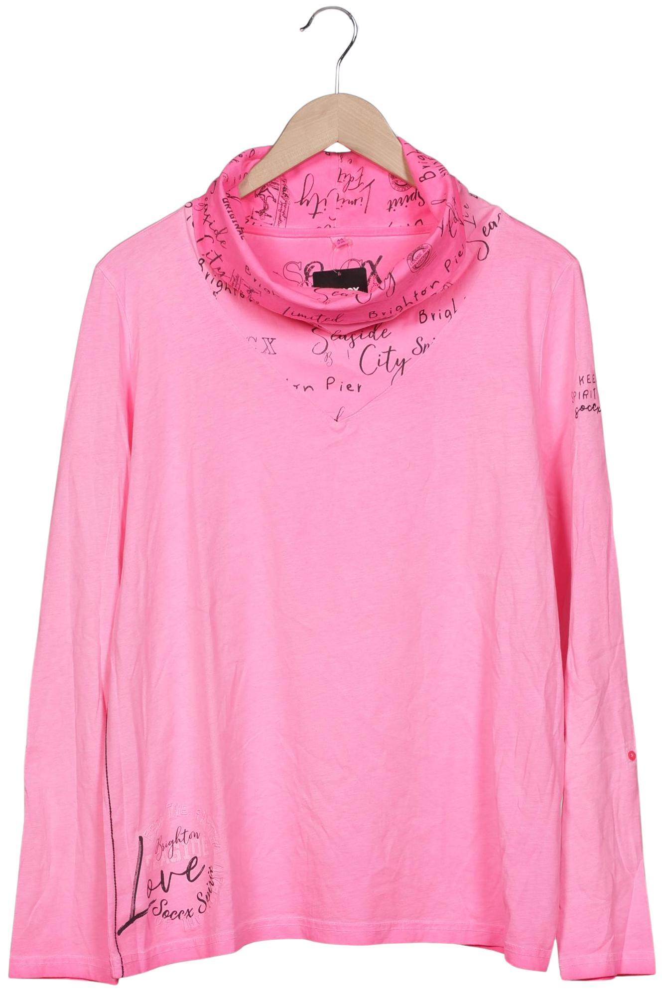 

Soccx Damen Langarmshirt, pink, Gr. 44