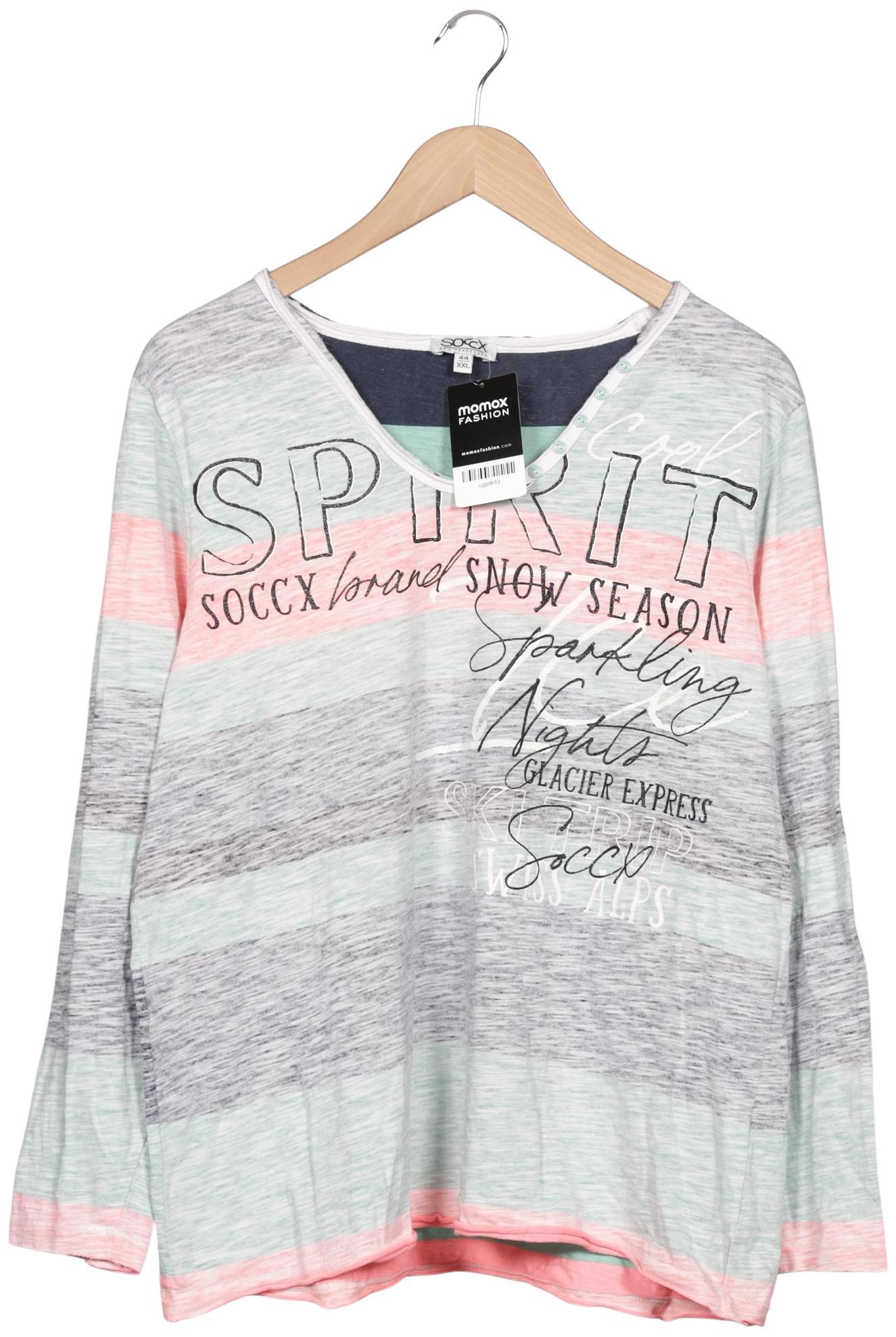 

Soccx Damen Langarmshirt, mehrfarbig, Gr. 44