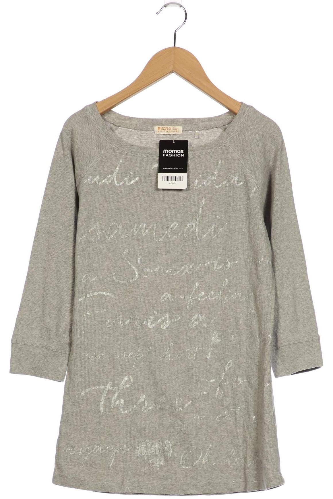 

Soccx Damen Langarmshirt, grau, Gr. 40