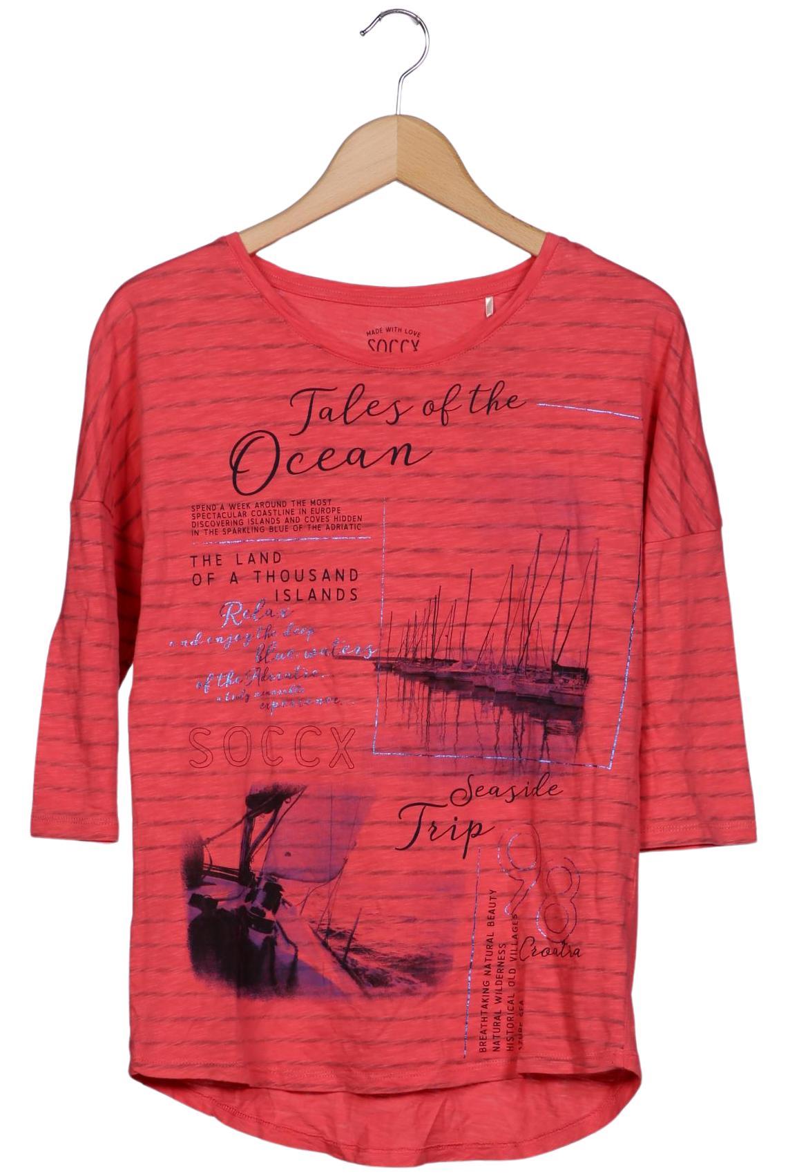 

Soccx Damen Langarmshirt, pink, Gr. 38