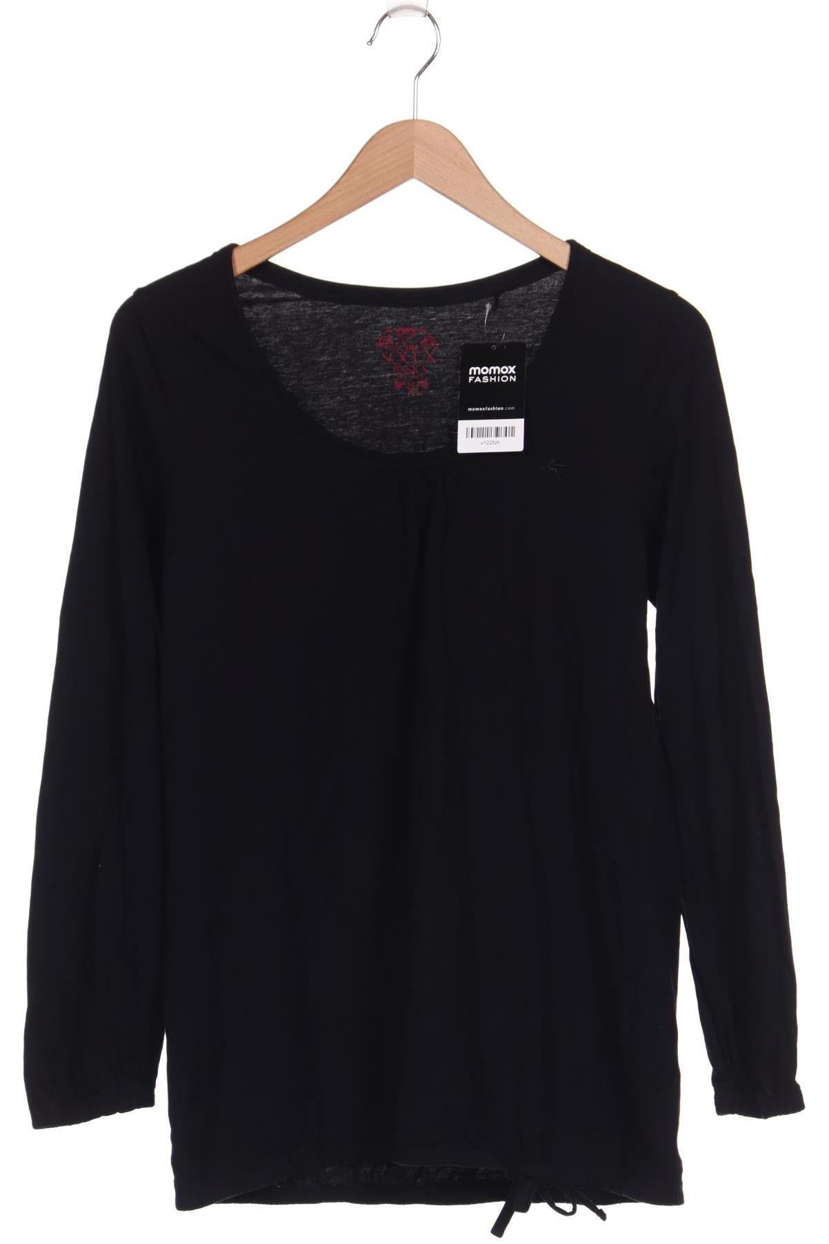 

SOCCX Damen Langarmshirt, schwarz