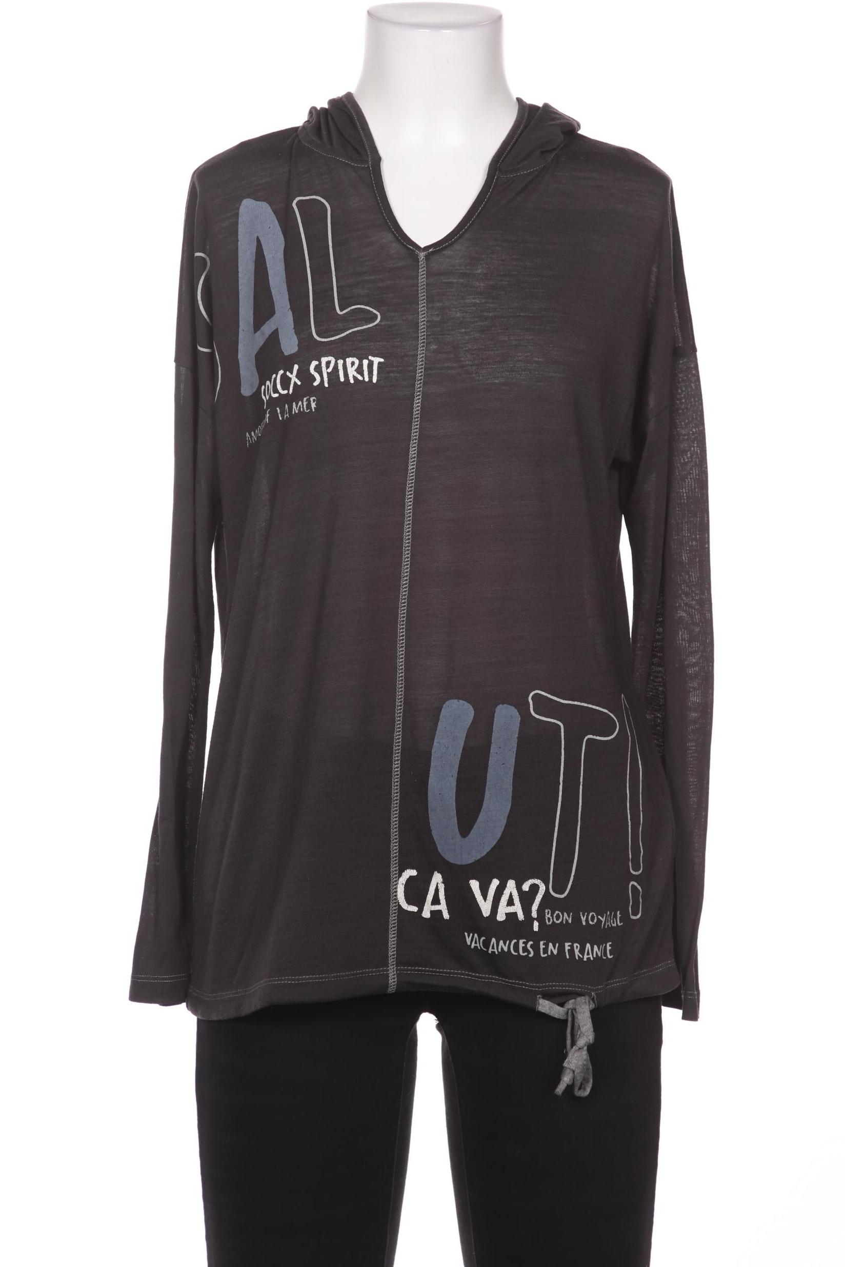 

Soccx Damen Langarmshirt, grau, Gr. 36