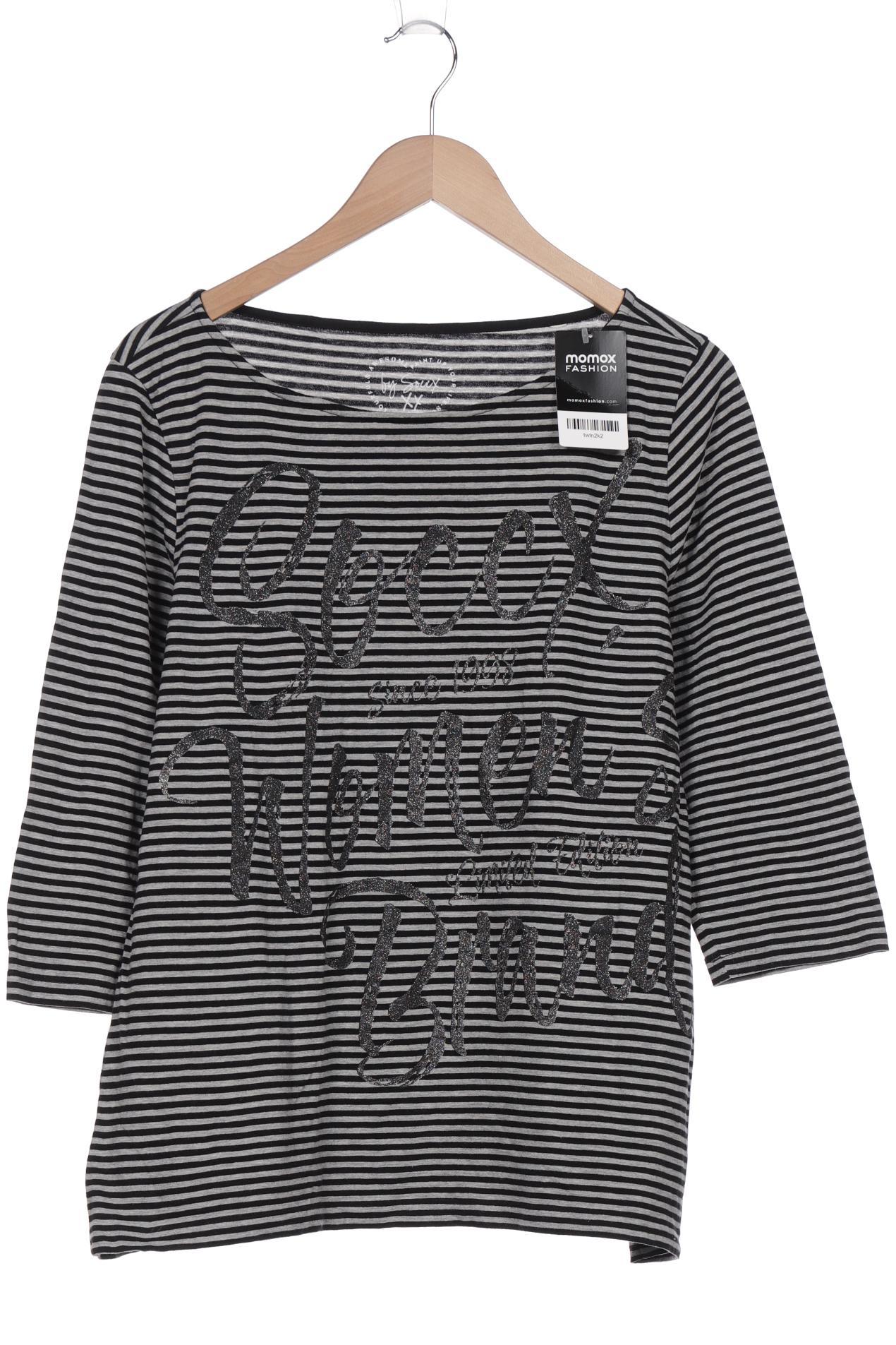 

SOCCX Damen Langarmshirt, grau